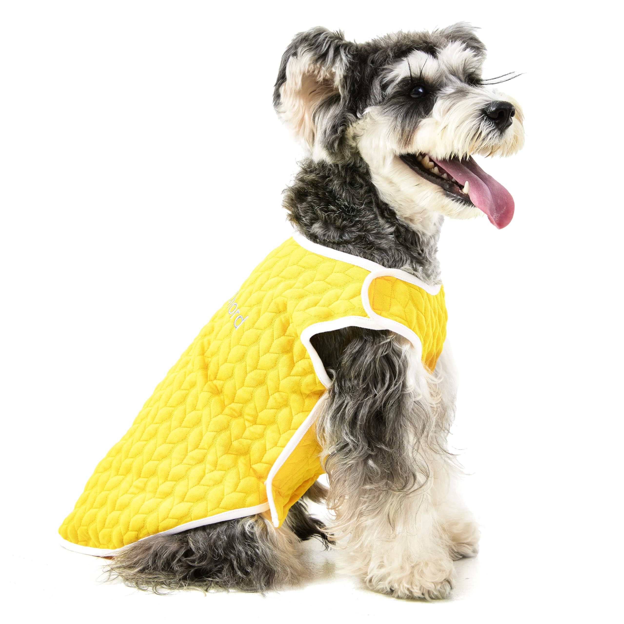 Knewchord Dog Shirts Soft Warm Cat Shirts Pet T-Shirt Puppy Dog Apparel Tee Tanks, Easy On And Off (Yellow, X-Large)