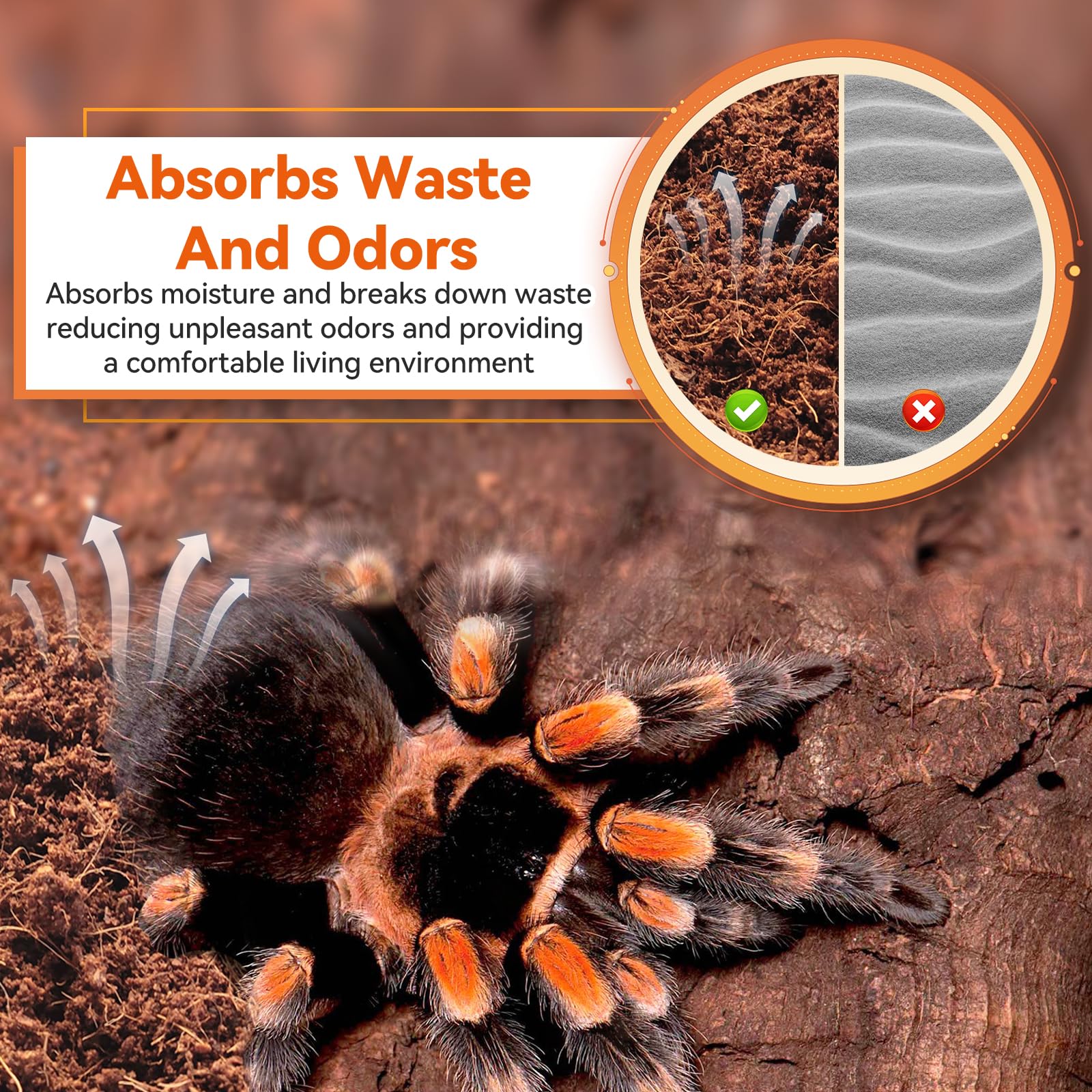 Legigo 4 Pack Compressed Coconut Fiber Substrate - 100% Organic Coconut Fiber Brick Bedding for Reptiles, Natural Coco Husk Subs