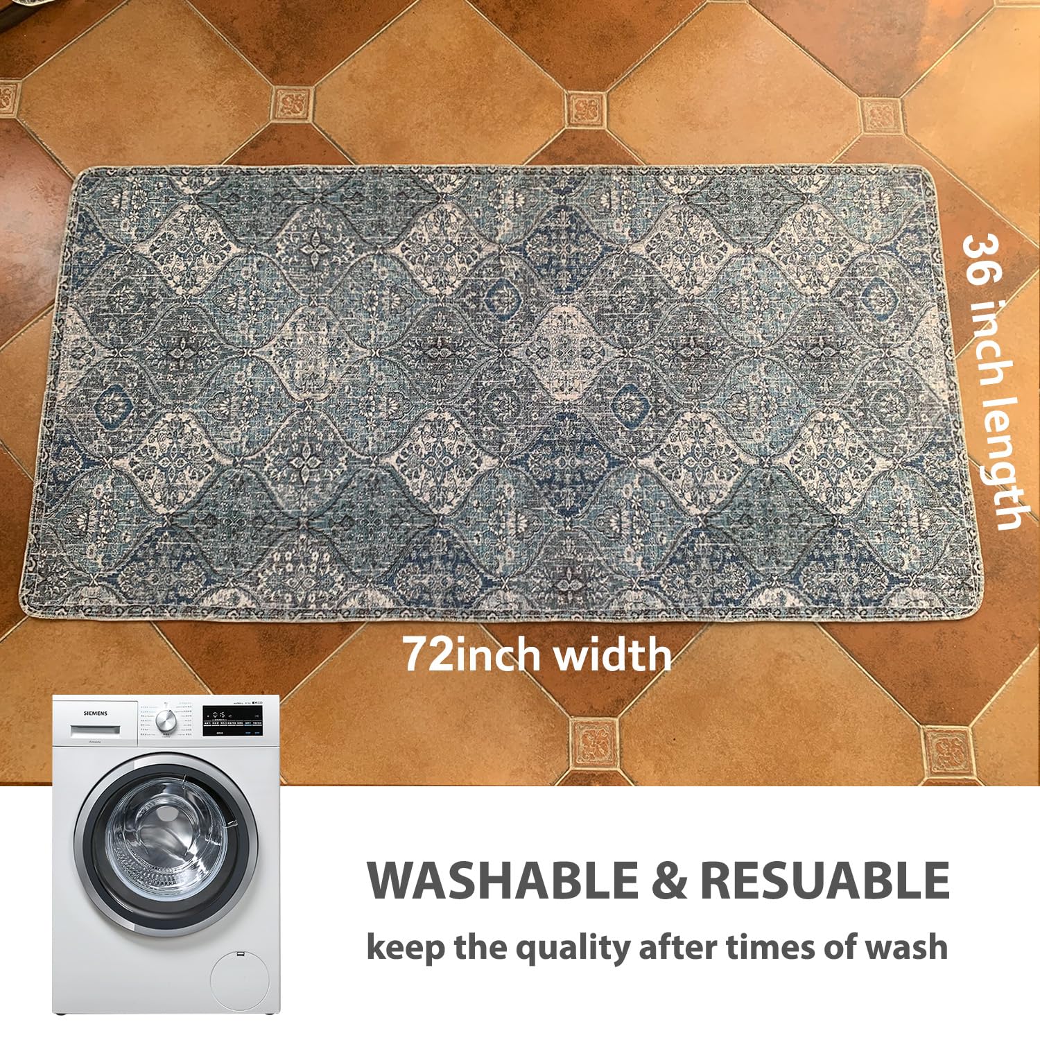 Nunubaby Washable Pee Pads For Dogs, Stylish, Non-Slip And Leak-Proof Pee Pads. Reusable Potty Pads For Dogs For Crates And Floo