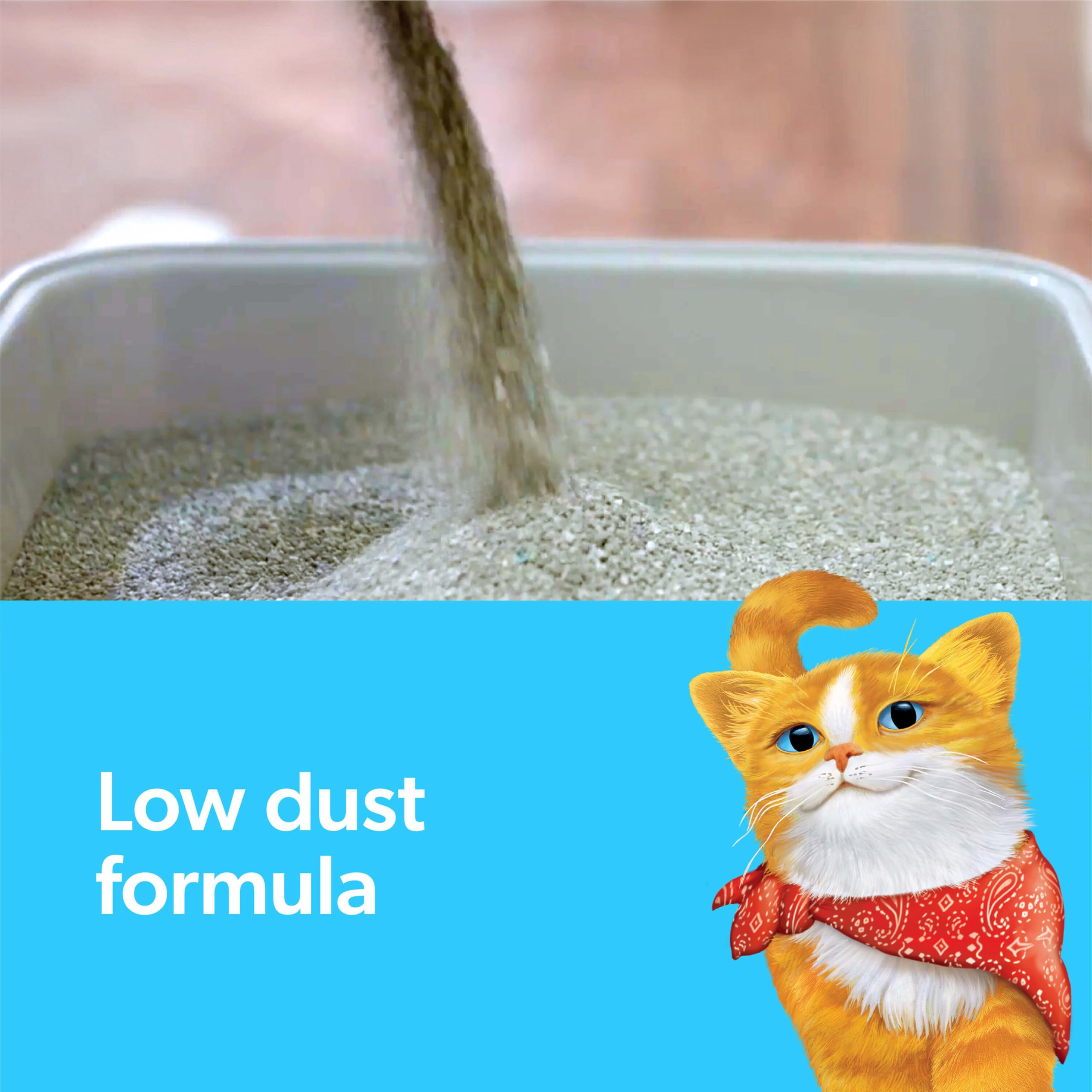 Fresh Step Extreme Clumping Litter With Febreze Freshness, Mountain Spring Scent Clumping Cat Litter With Guaranteed Odor Control, 14 Lb. Box