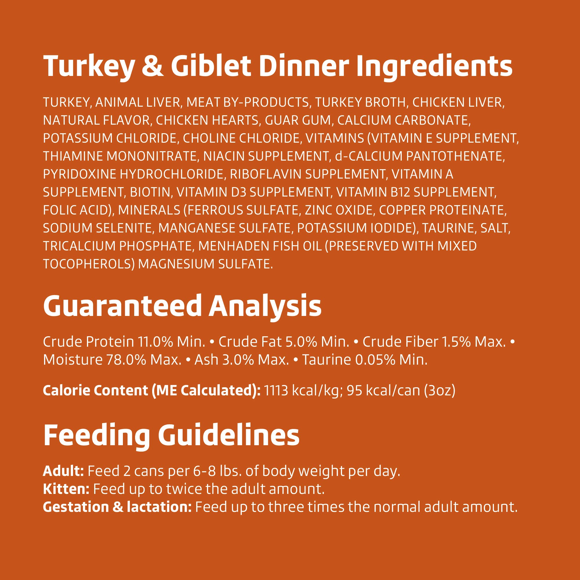 Amazon Brand - Wonder Bound Wet Cat Food, Pate, No Added Grain, Variety Pack (Beef/Chicken/Turkey & Giblet), 3 ounce (Pack of 24