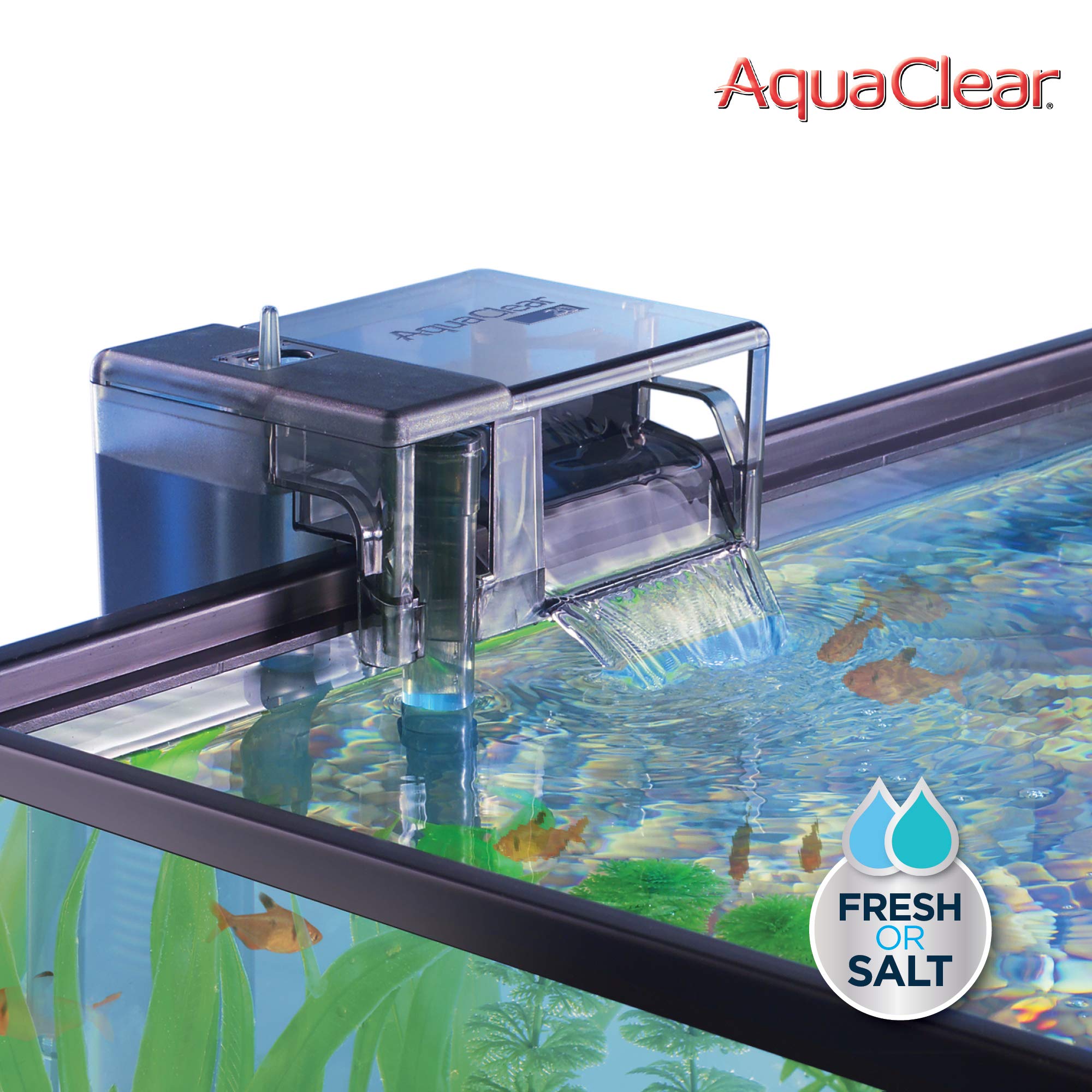 Fluval AquaClear Activated Carbon Filter Inserts, 3 Count, Plastic, Replacement for 50 Gallon Tank, Model A1384, White