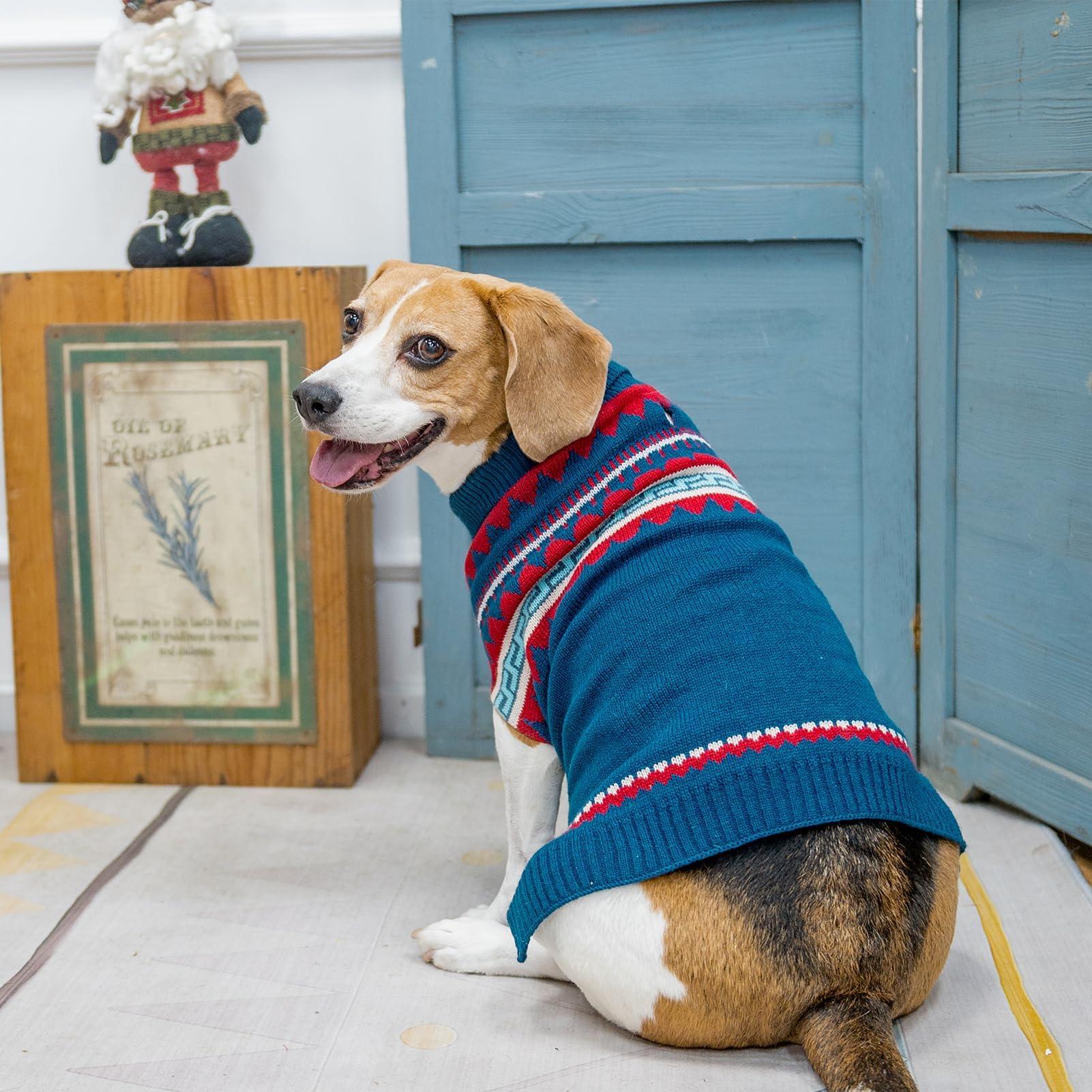 Bingpet Dog Sweater,Elastic Medium Dog Puppy Sweater For Dog Girls Boys,Sleeveless Turtleneck Knit Sweaters For Large Medium Dog