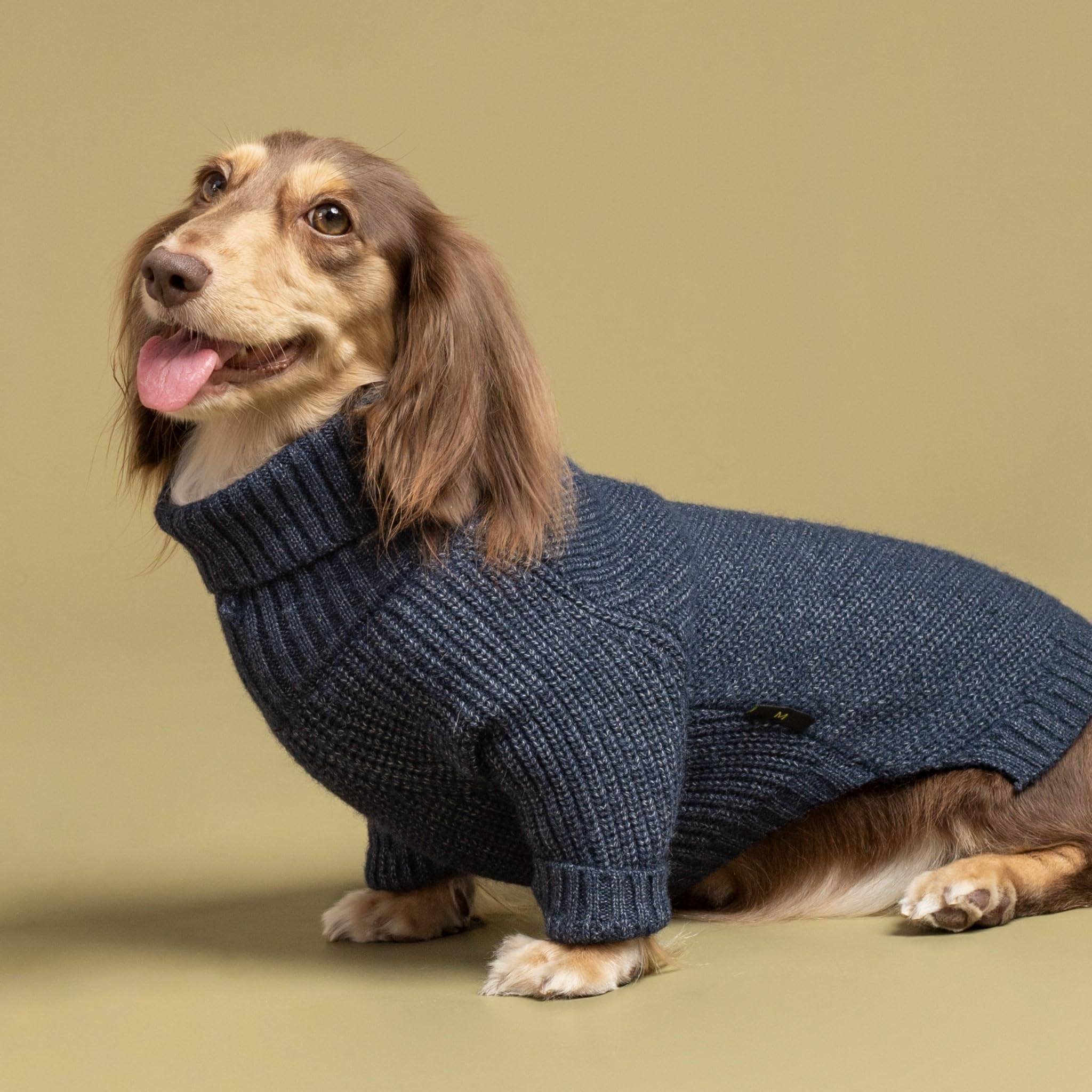 Fitwarm Turtleneck Knit Dog Sweater, Thermal Dog Winter Clothes For Small Dogs Boy Girl, Cozy Sweaters For Dogs, Doggy Pullover