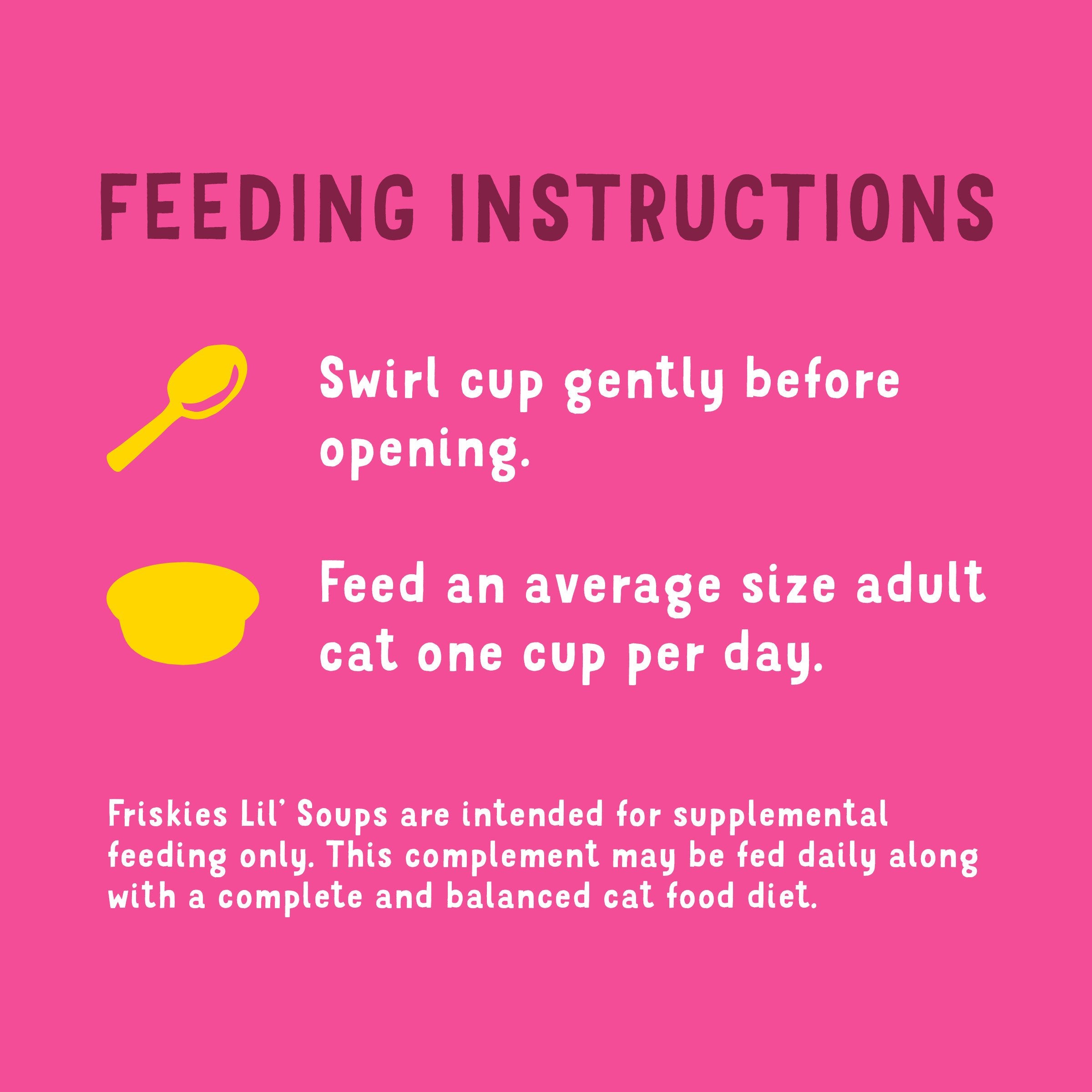 Purina Friskies Grain Free Lickable Cat Food Toppers Lil Soups With Sockeye Salmon in Chicken Broth - (Pack of 8) 1.2 oz. Cups