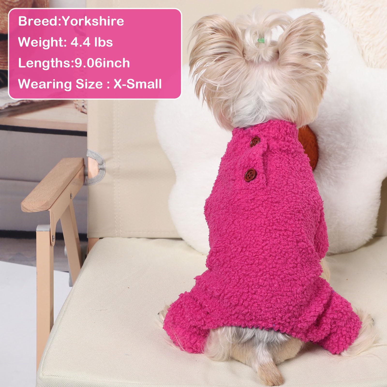 Dog Pajamas Small Sized Dog Boy Girl Fleece Valentine'S Day Dog Sweater Puppy Clothes Jammies 4 Leg Dog Pjs For Chihuahua Yorkie