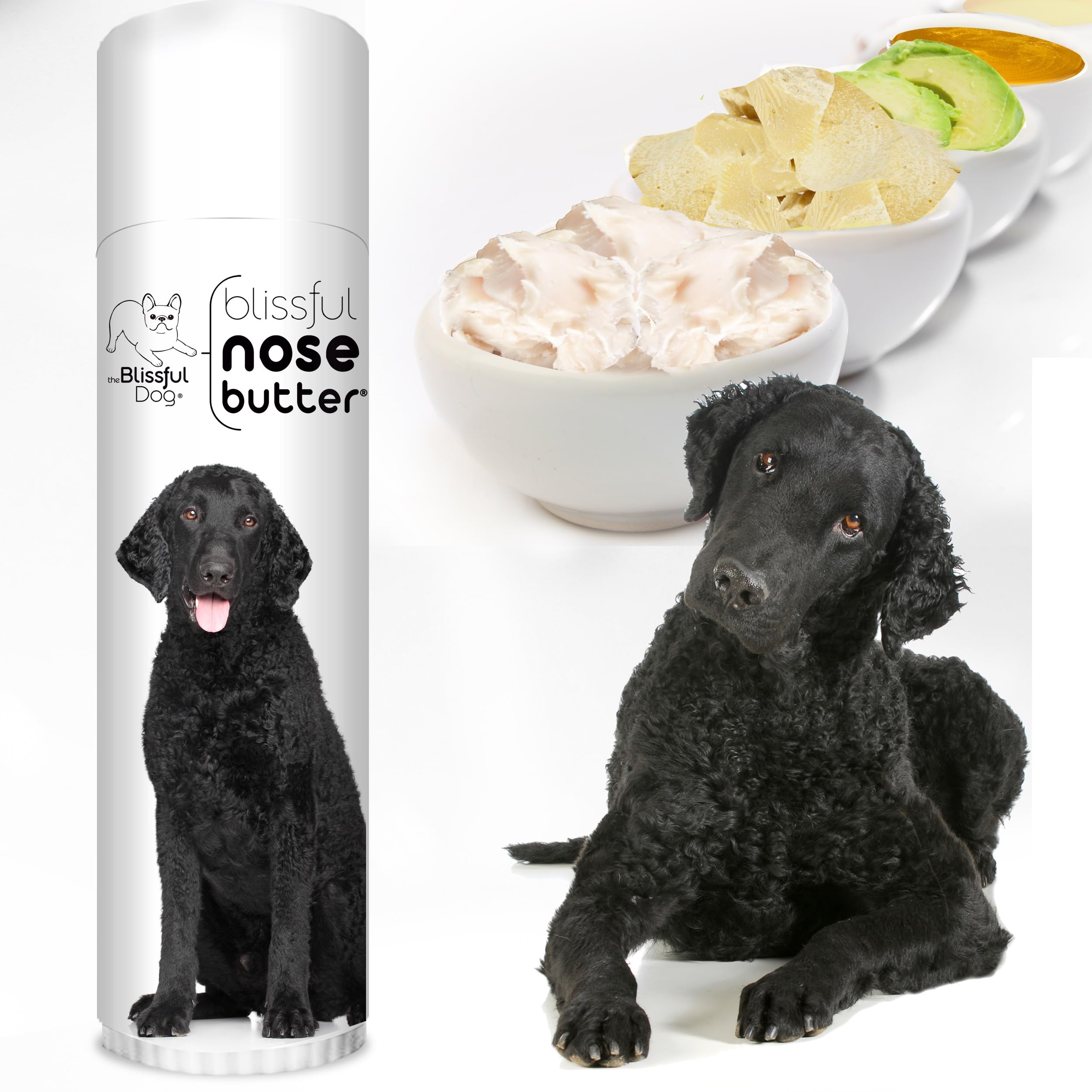The Blissful Dog Curly-Coat Retriever Unscented Nose Butter, 0.50-Ounce
