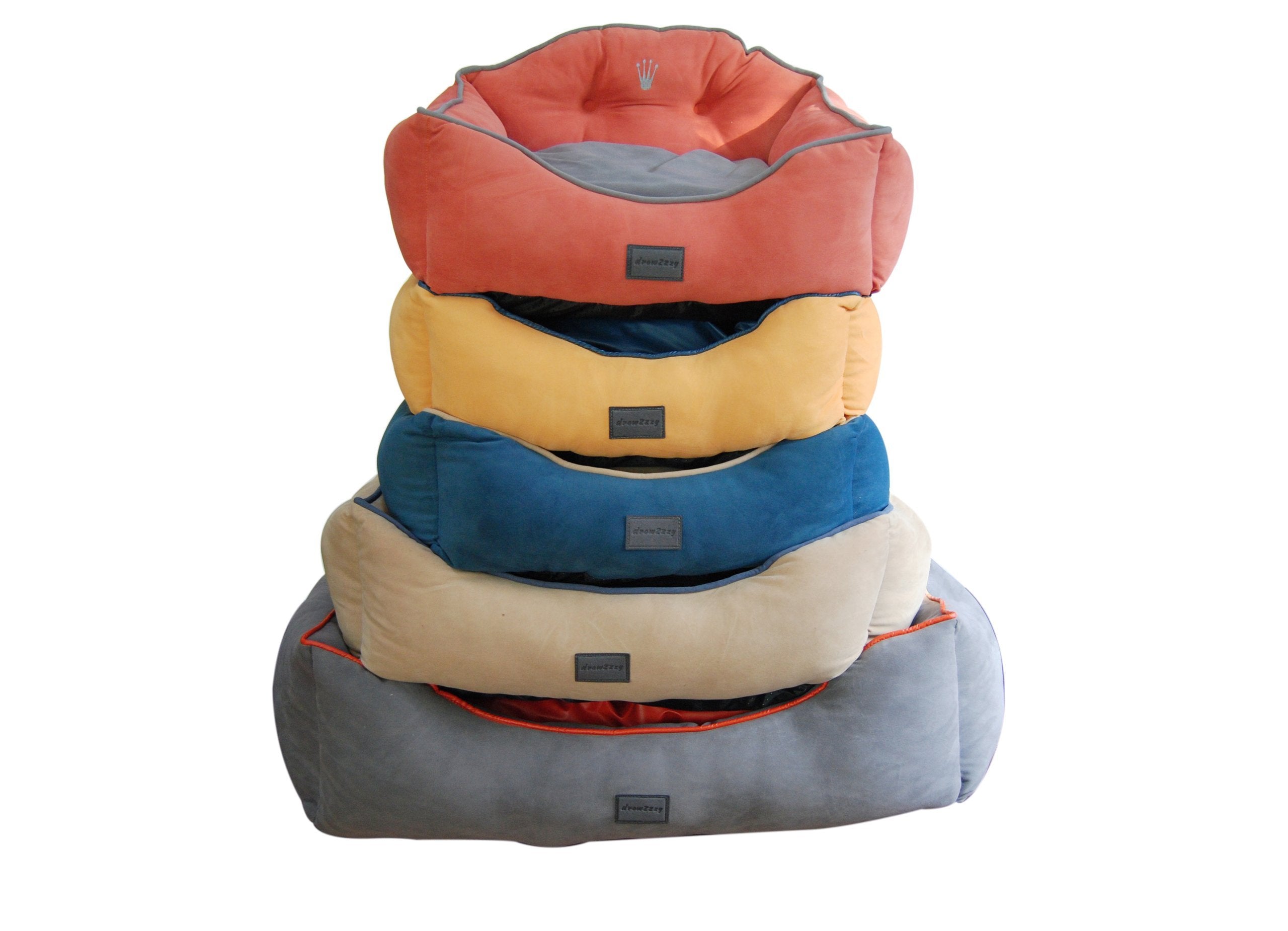 Drowzzzy Courtier Royal Couch Dog Bed Size: Large (33'' L X 28'' W), Color: Navy
