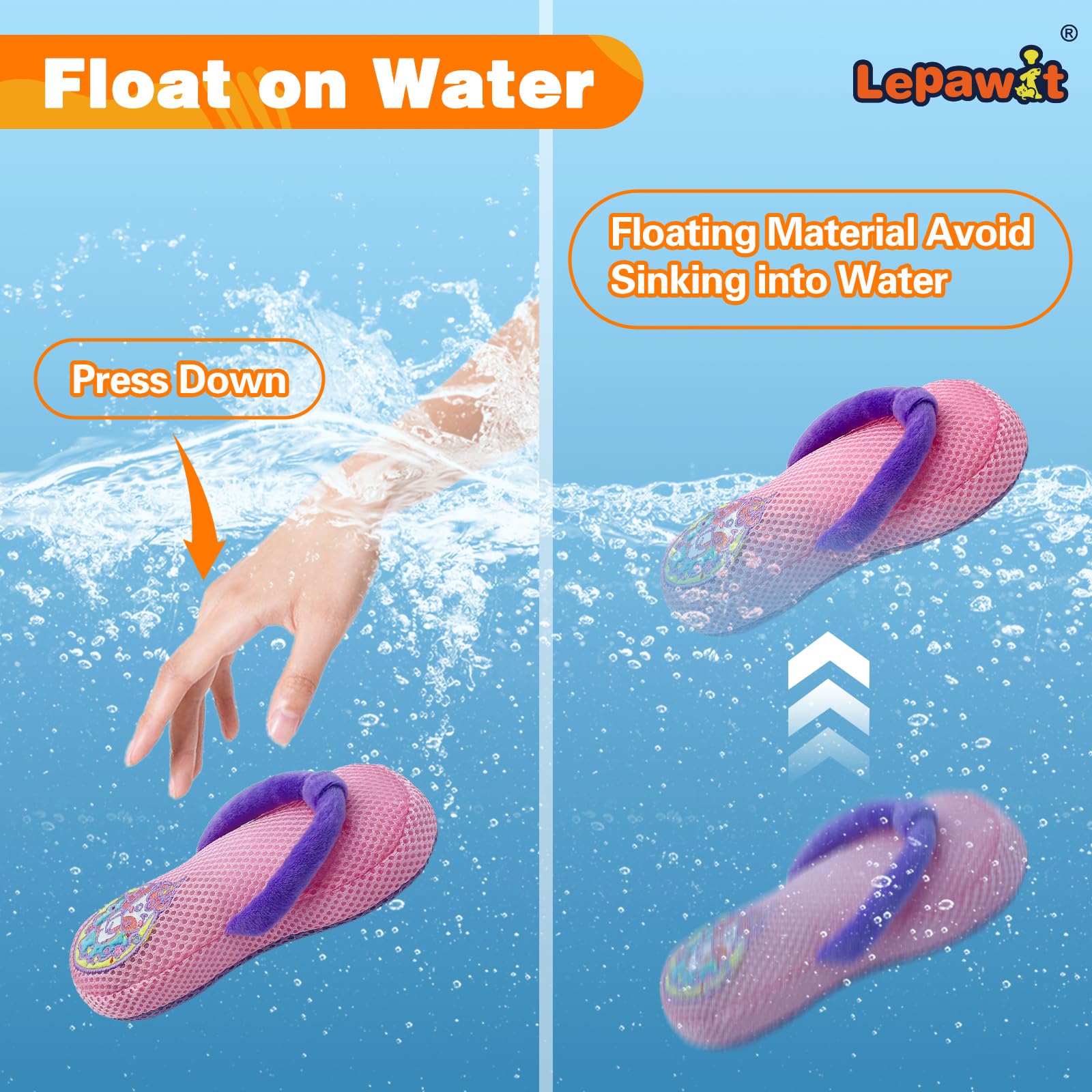 Lepawit Squeaky Dog Toys, Floating Dog Toys With Mesh For Cleaning Teeth, 3 Pack Interactive Dog Gifts For Small And Medium Dogs