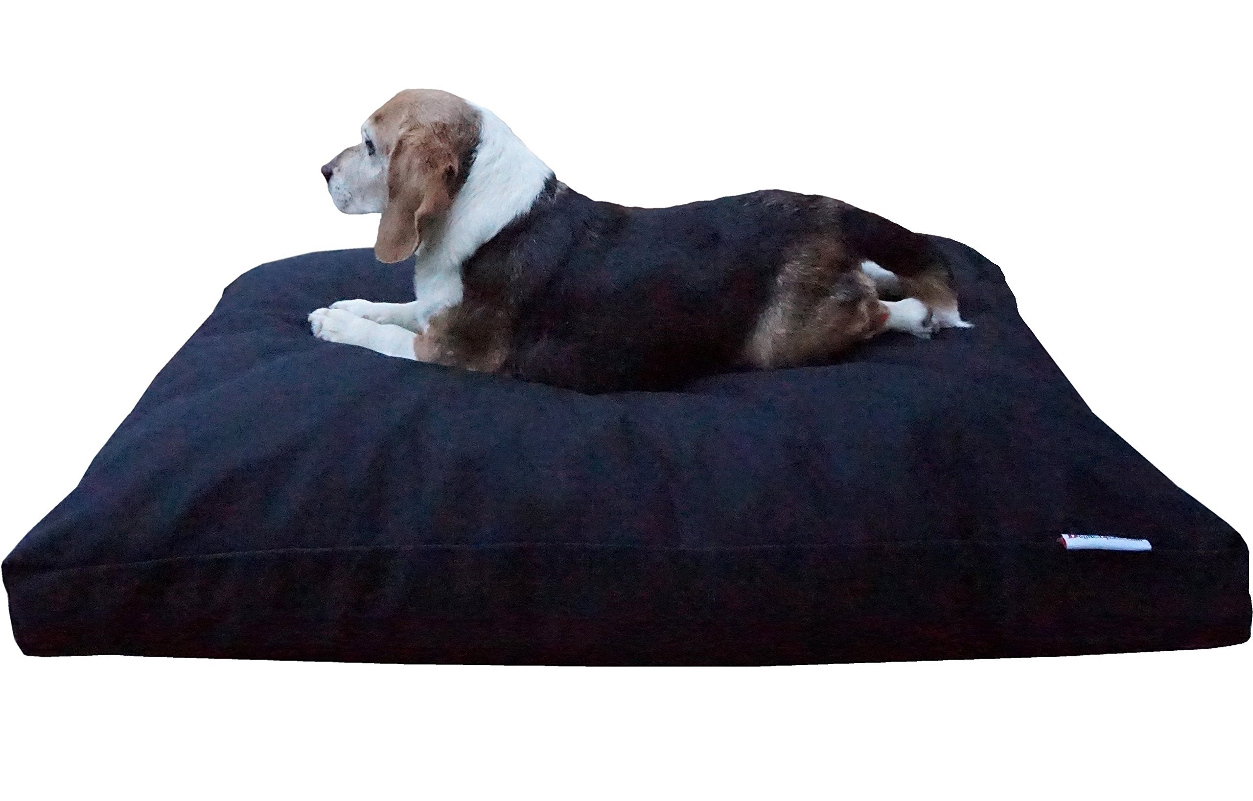 Dogbed4Less Memory Foam Dog Bed For Small To Medium Dogs, Waterproof Lining And Machine Washable Durable Pet Bed Canvas Cover 37