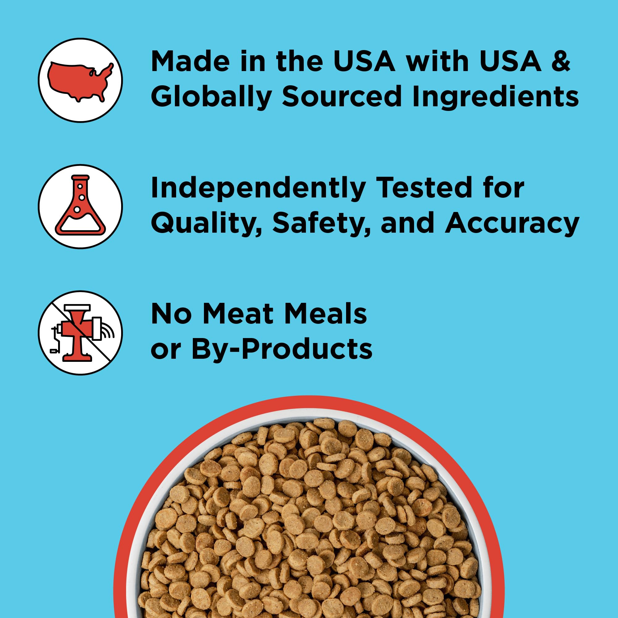 BIXBI Liberty Grain Free Dry Dog Food, Beef, 22 lbs - Fresh Meat, No Meat Meal, No Fillers - Gently Steamed & Cooked - No Soy, C
