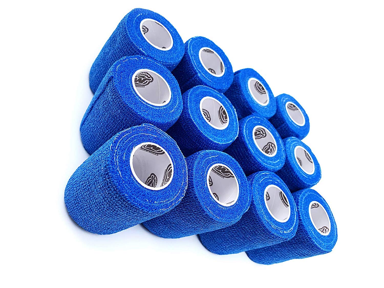 WildCow 3 Purple Vet Wrap Tape Bulk, 12 Pack Cohesive Bandage Wrap, Self Adherent Grip Rolls