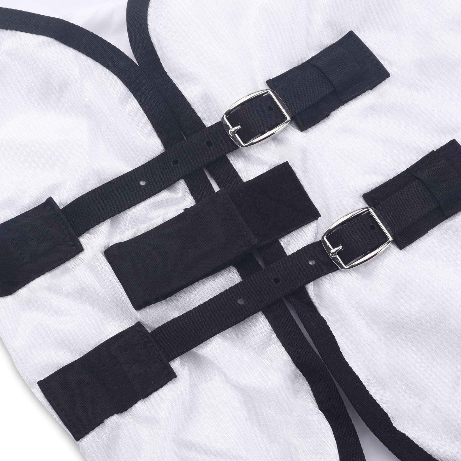 Gallopoff Comfy Mesh Horse Fly Sheet Equine Summer Sheets Stand Neck White 66