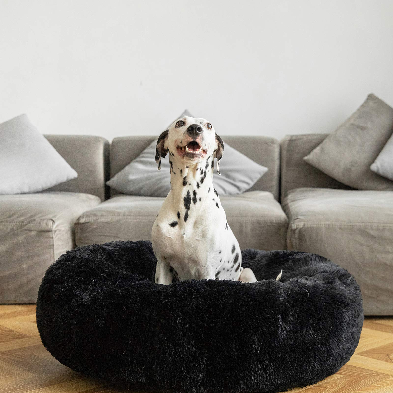 Hachikitty Dog Beds Calming Donut Cuddler, Puppy Dog Beds Large Dogs, Indoor Dog Calming Beds Xlarge,36 ' '