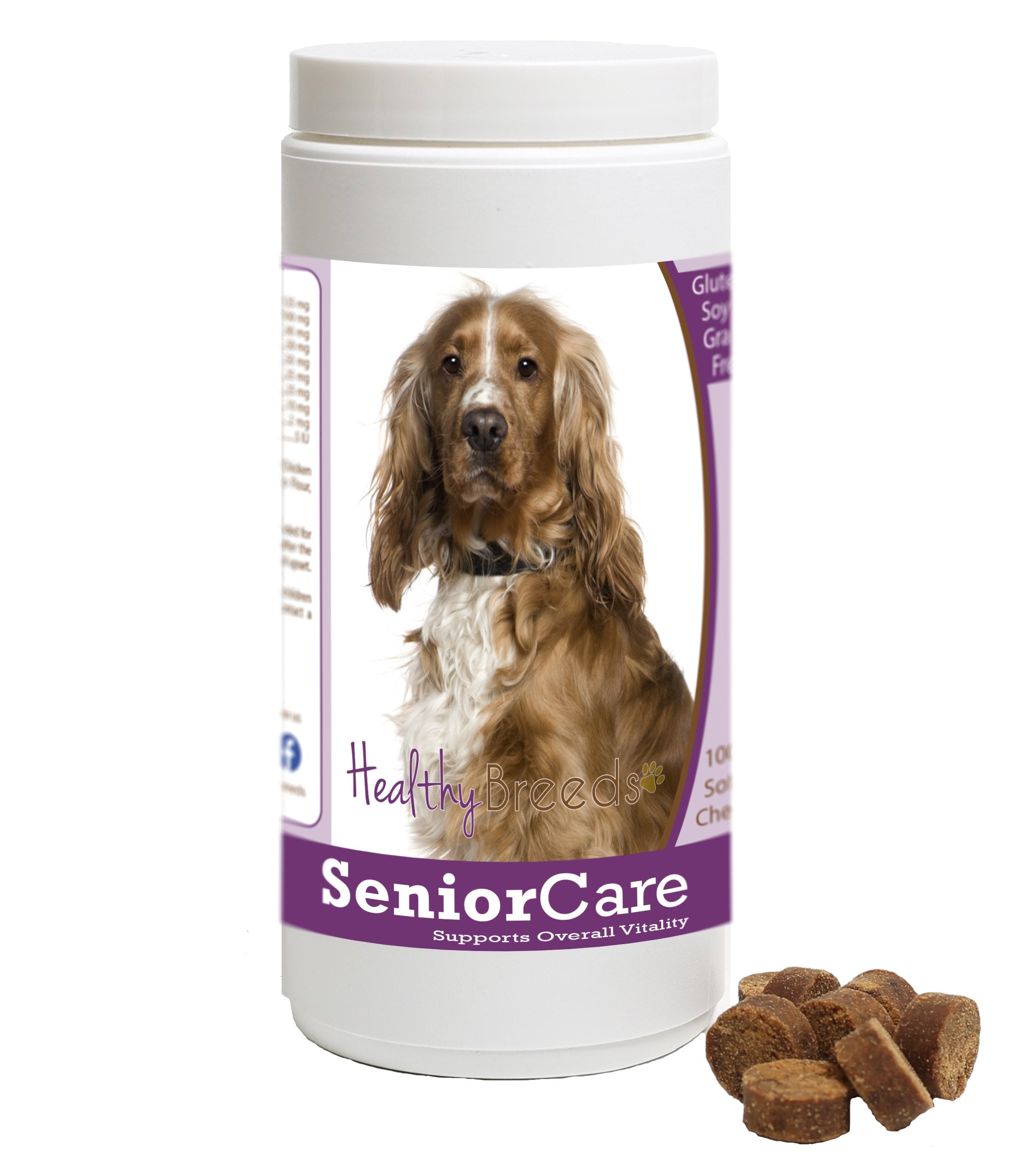 Healthy Breeds English Cocker Spaniel Senior Dog Care Soft Chews 100 Count