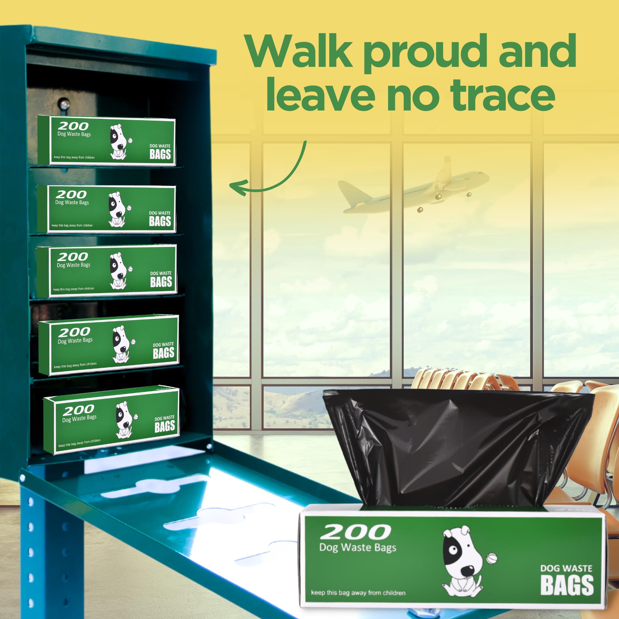 The Original Poop Bags® 2,000 Black Count Commercial Bulk Roll, Dog Poop Bag, Dog Bags For Poop - Doggy Poop Bags Refills, Poop Bags For Dogs, Dog Poop Bags Rolls, Large Pet Waste Bags