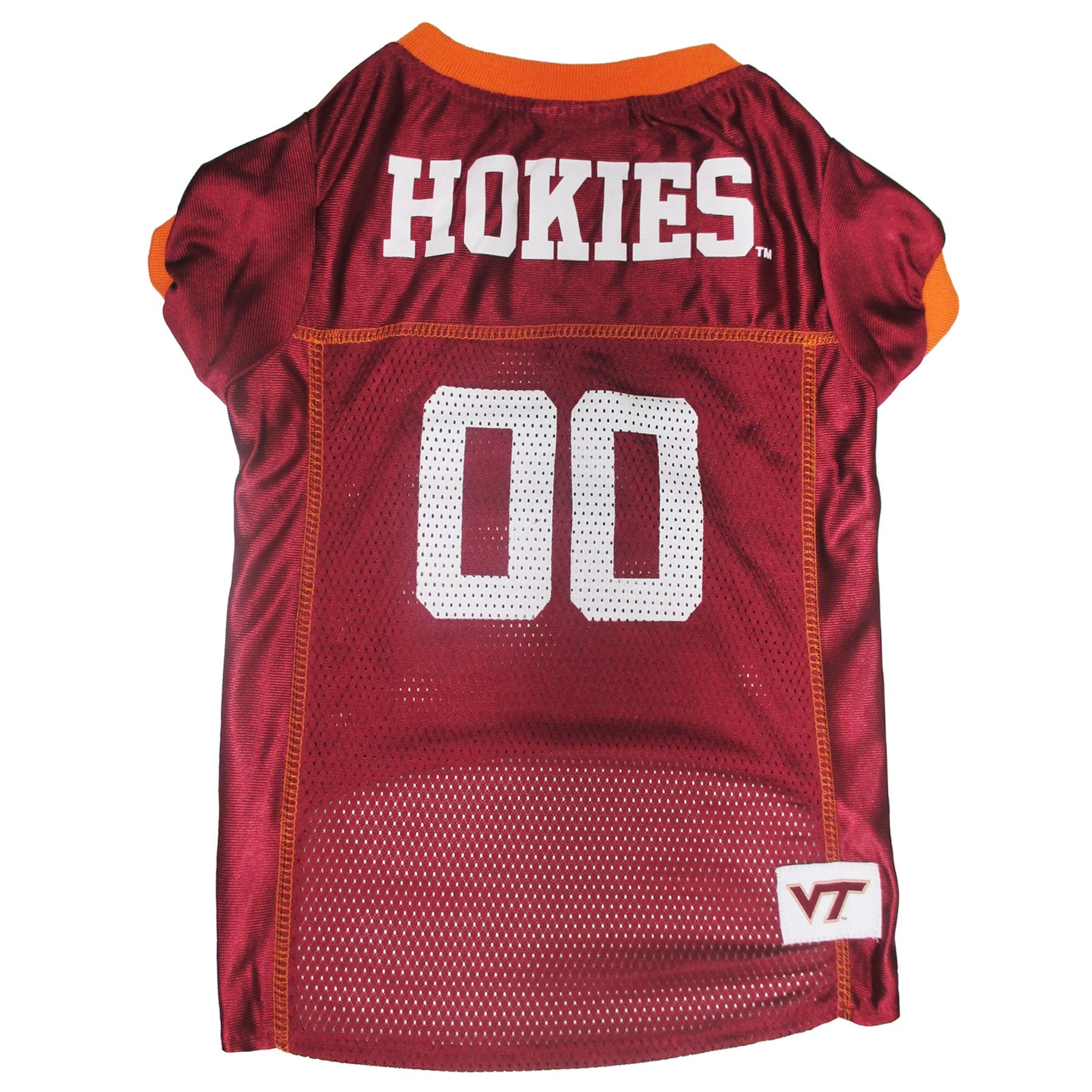 Pets First NCAA College Virginia Tech Hokies Mesh Jersey for DOGS & CATS, Large. Licensed Dog Jersey with your Favorite Football