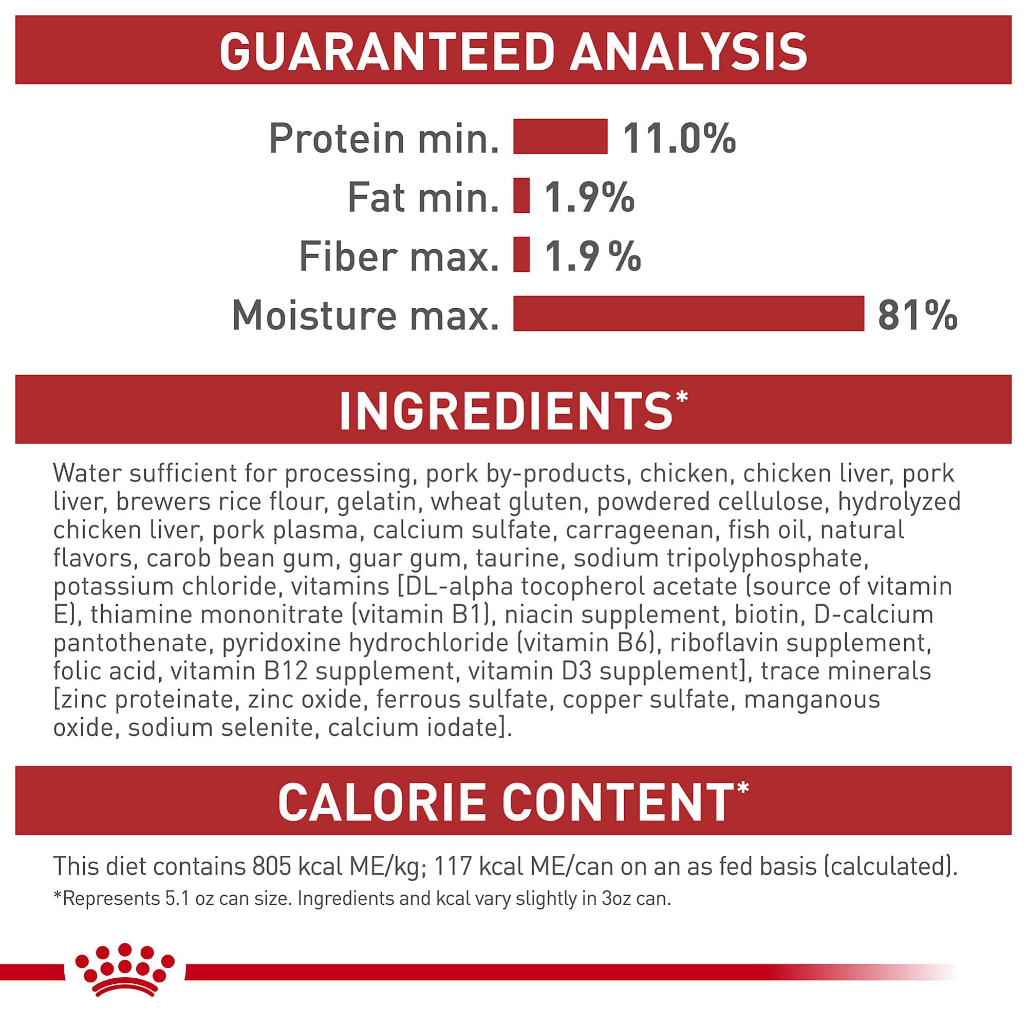 Royal Canin Feline Health Nutrition Adult Instinctive Loaf in Sauce Canned Cat Food, 3 oz can (24-count)