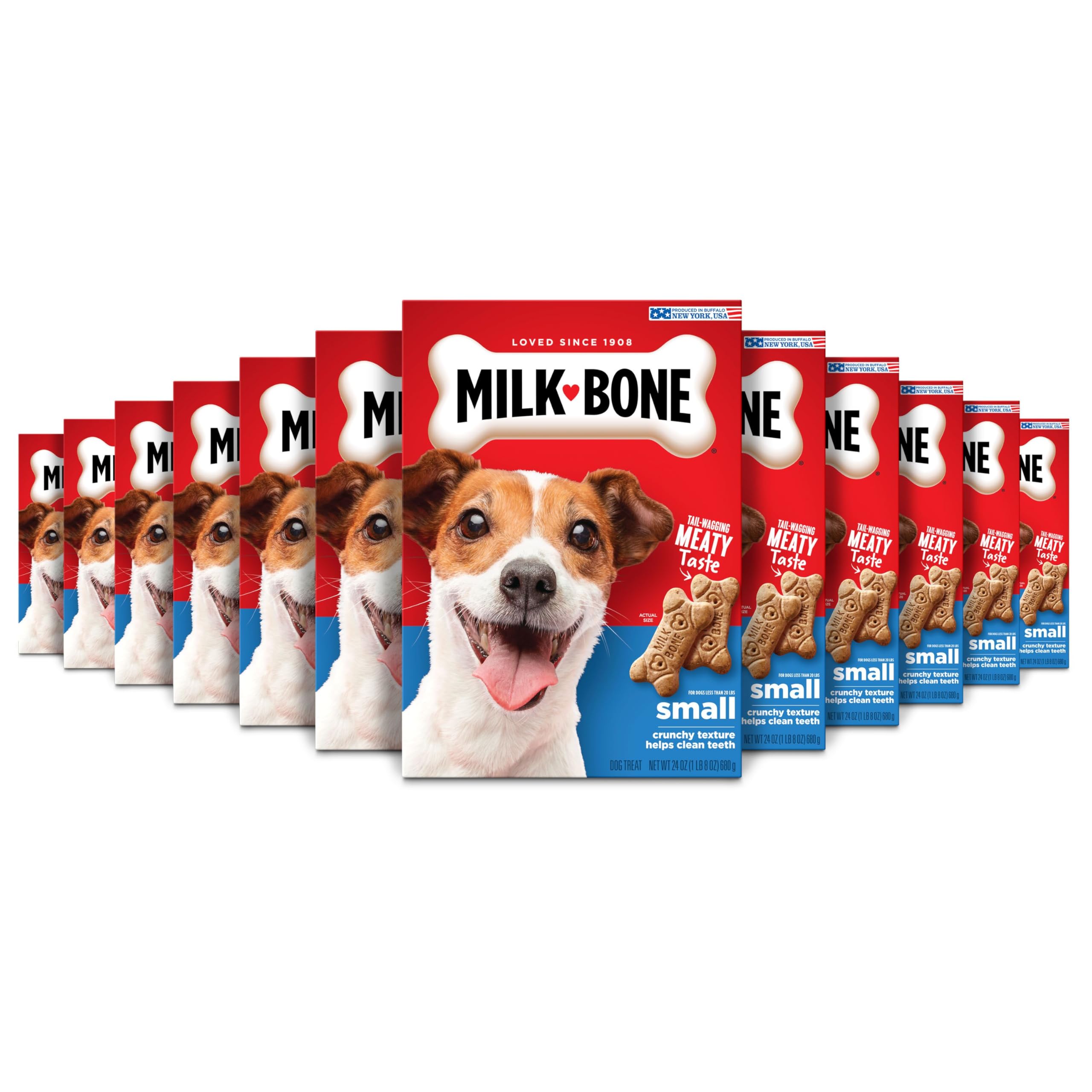 Milk-Bone Original Dog Treats Biscuits for Small Dogs, 24 Ounces (Pack of 12)