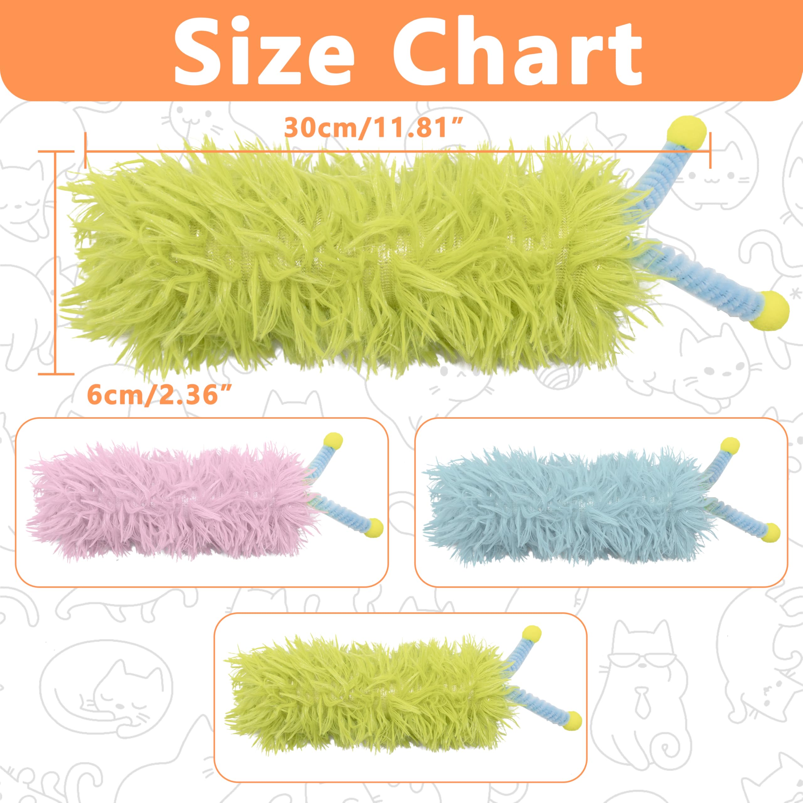 Maiiu 3 Pack Catnip Pillows - Soft And Durable Cat Toys With Antennae, Rich Color, Indoor Interactive Kicker, Companion For Cats