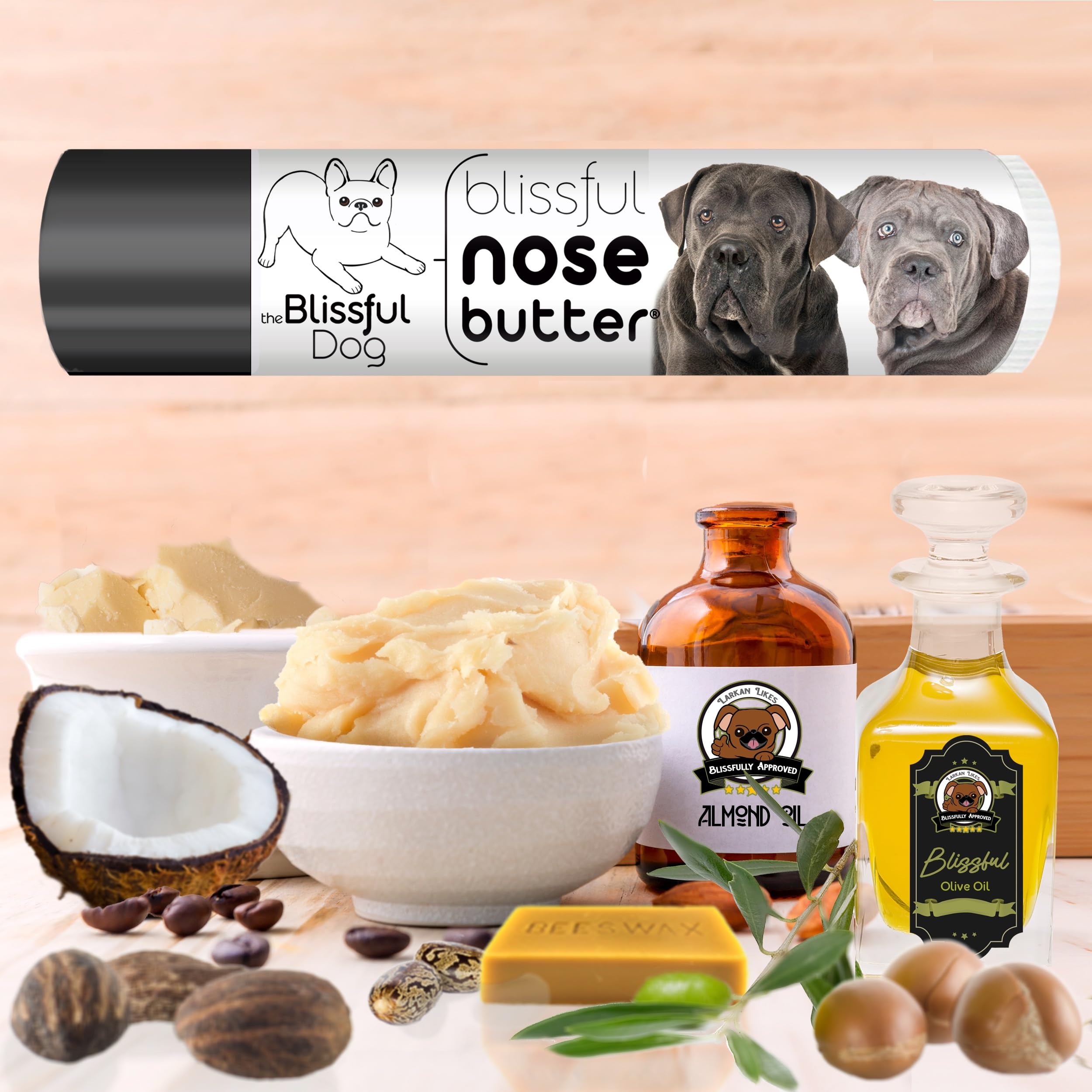 The Blissful Dog Cane Corso Unscented Nose Butter, 0.15-Ounce