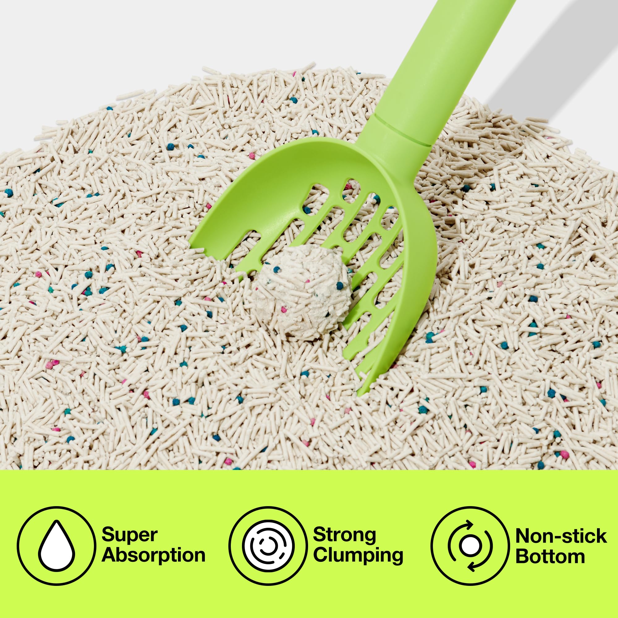 Vetreska Tofu Cat Litter, Natural Kitty Litter Strong Clumping Flushable Pellets, Ultra Water Absorbent Deodorant Tofu Litter, D