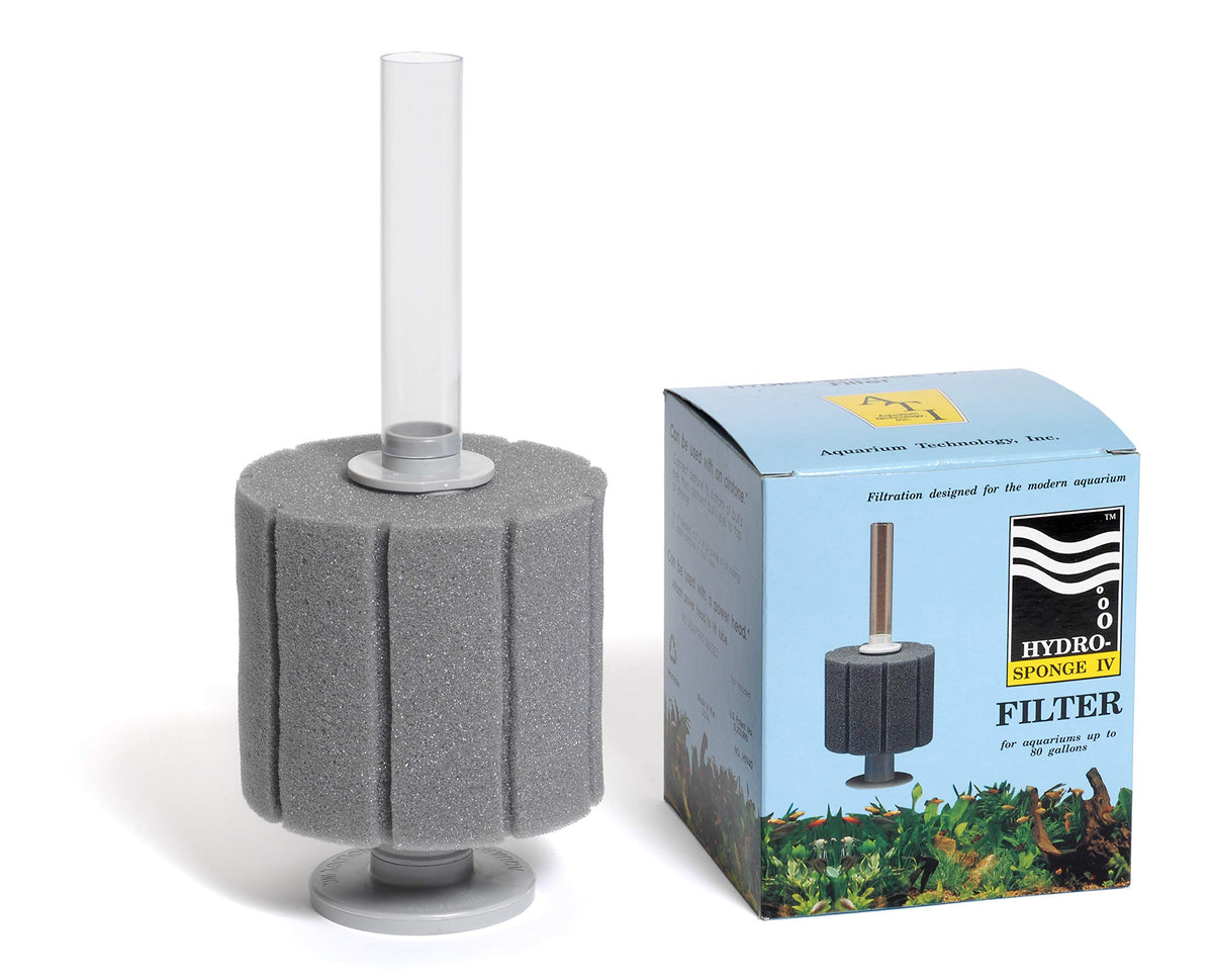 Aquarium Filter Hydro-Sponge Iv By Lustar, For Aquariums Up To 80 Gallons