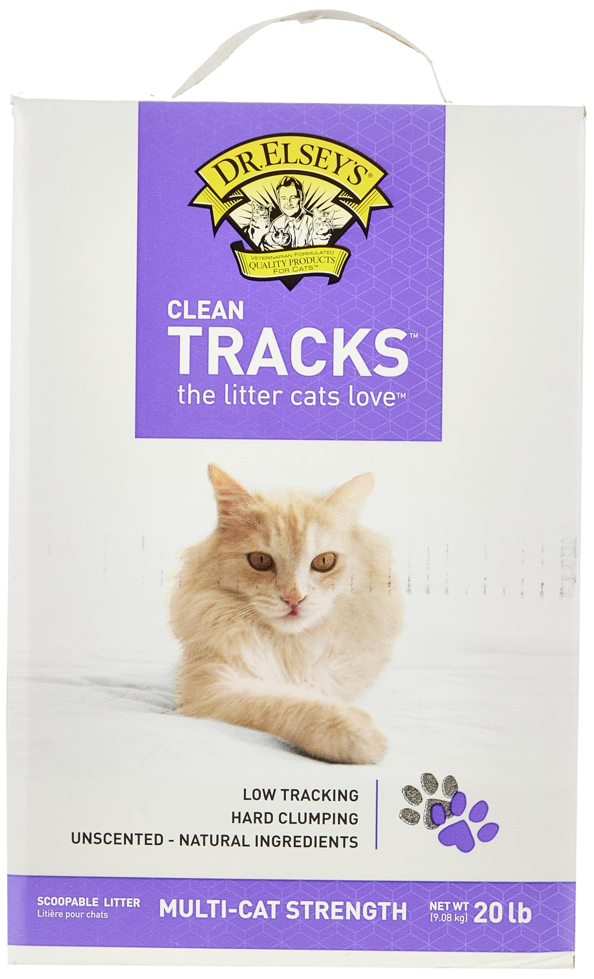 Dr. Elsey'S Clean Tracks Clumping Clay Cat Litter, 20 Lbs.