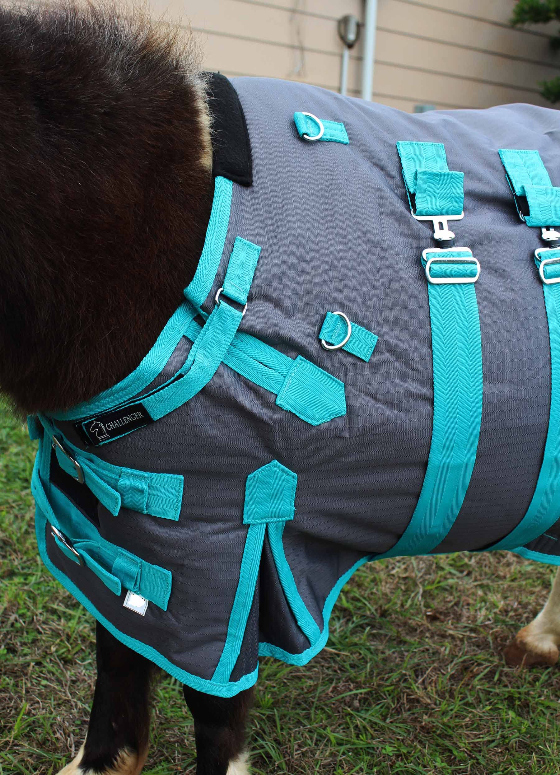 Challenger 54' 1000D Miniature Weanling Donkey Pony Horse Foal Winter Blanket 51974Tl