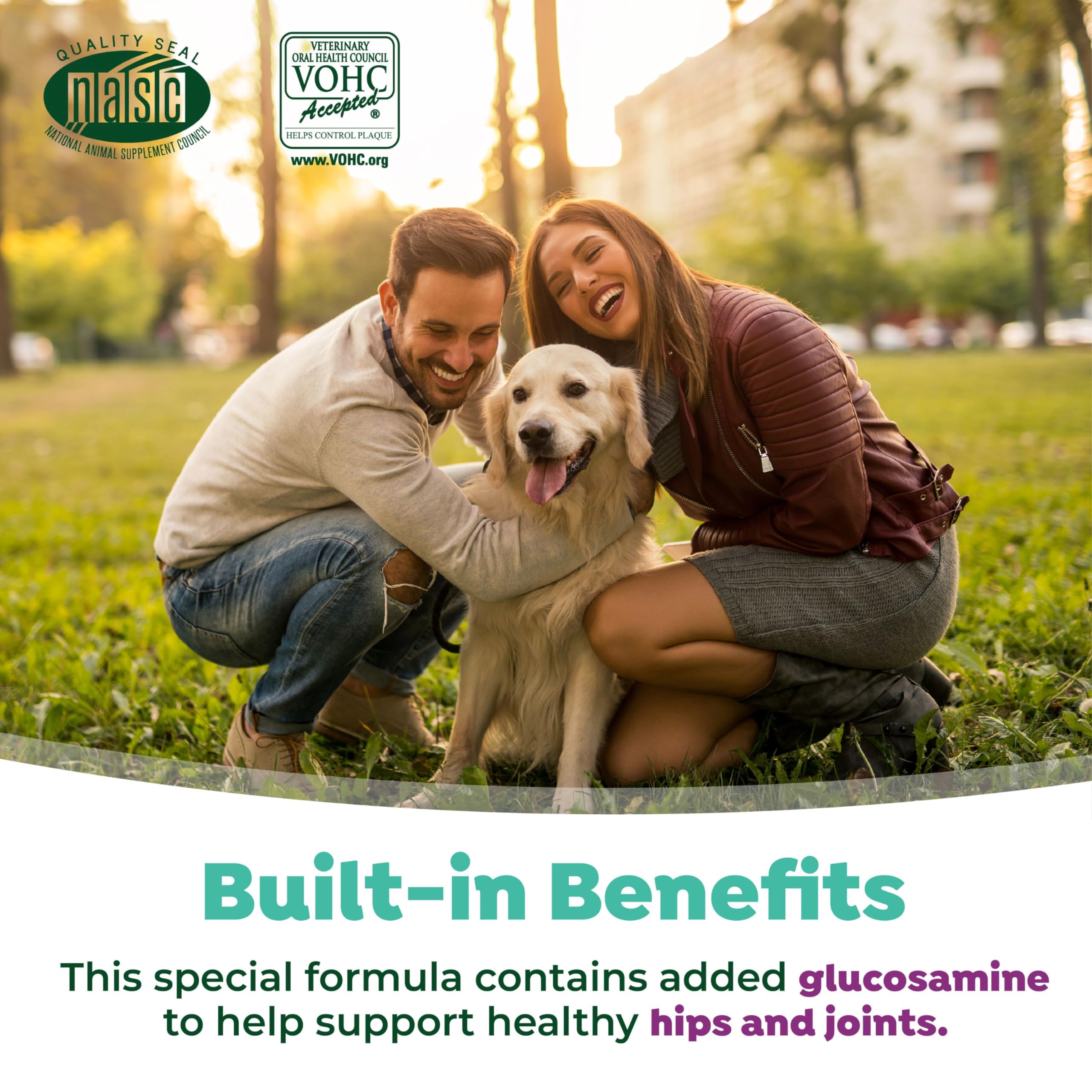 TropiClean Fresh Breath Plus Glucosamine for Hip & Joint Water Additive for Dogs| Breath Freshener and Teeth Cleaning Solution |