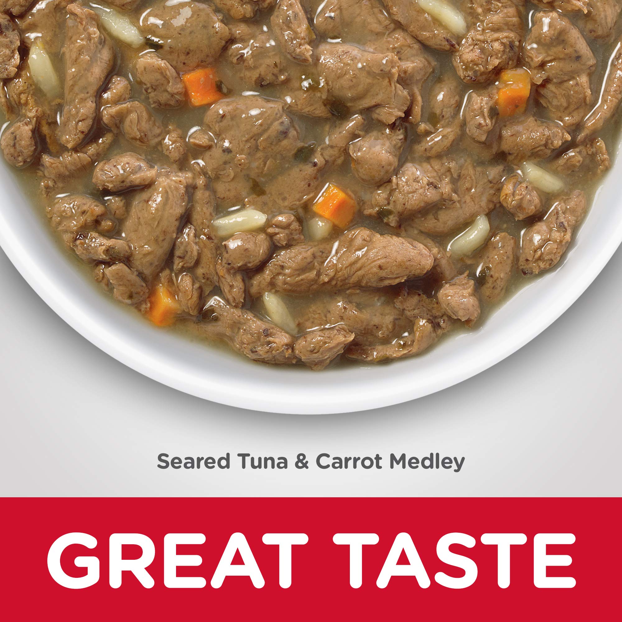 Hills Science Diet Healthy Cuisine, Adult 1-6, Great Taste, Wet Cat Food, Seared Tuna & Carrot Stew, 2.8 oz Can, Case of 24