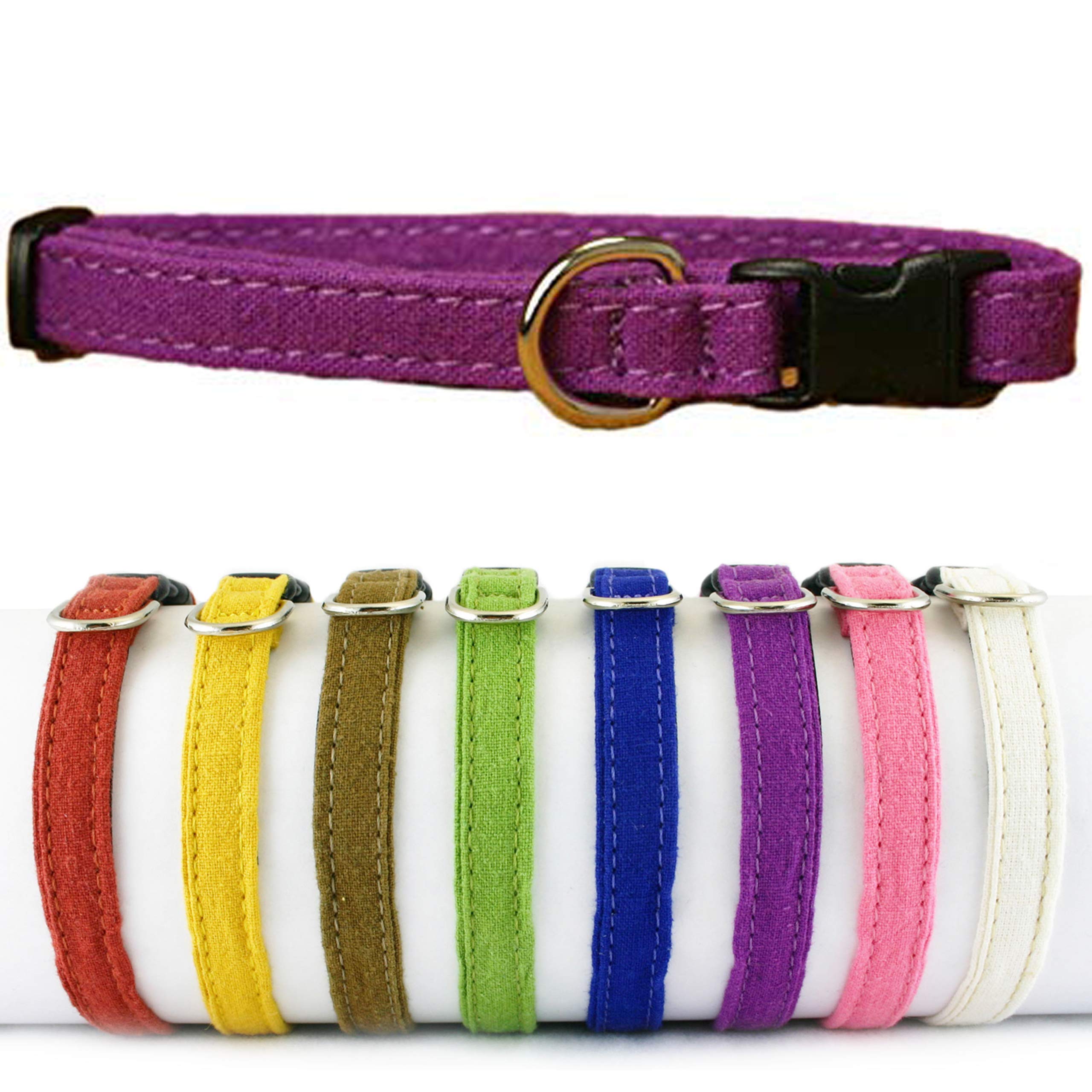 Toy Dog Collars (Plum)