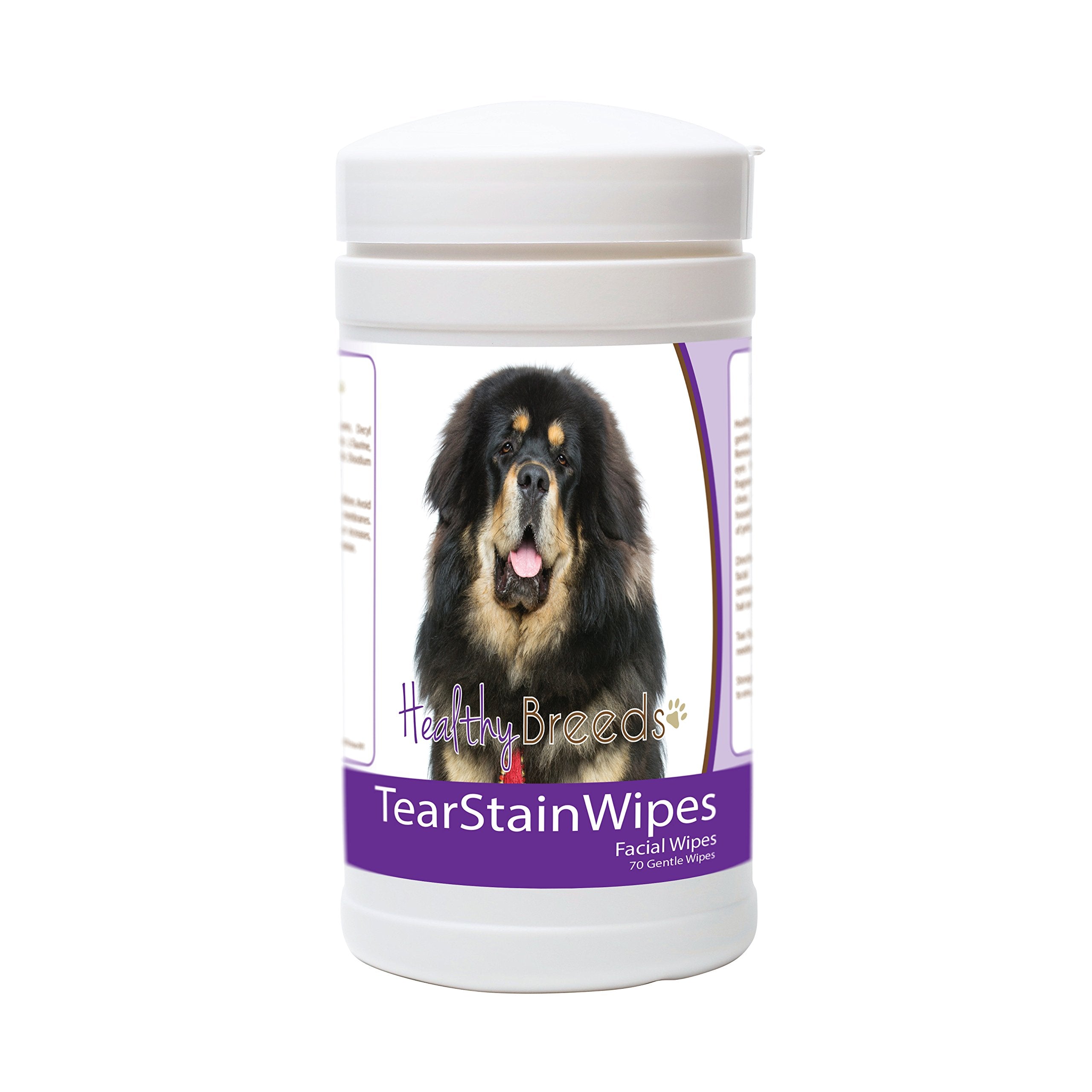Healthy Breeds Tibetan Mastiff Tear Stain Wipes 70 Count