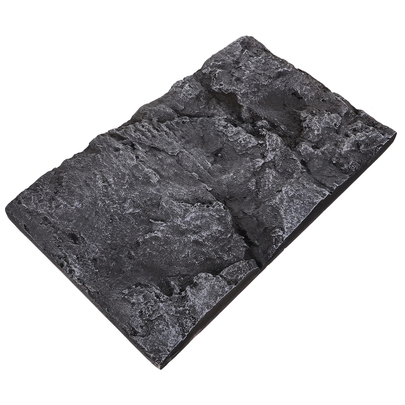 Mikikit Rock Terrarium Background: Reptile Tank Backdrop Wall Decor 3D Rock Stone Background Decorations Reptile Tank Background