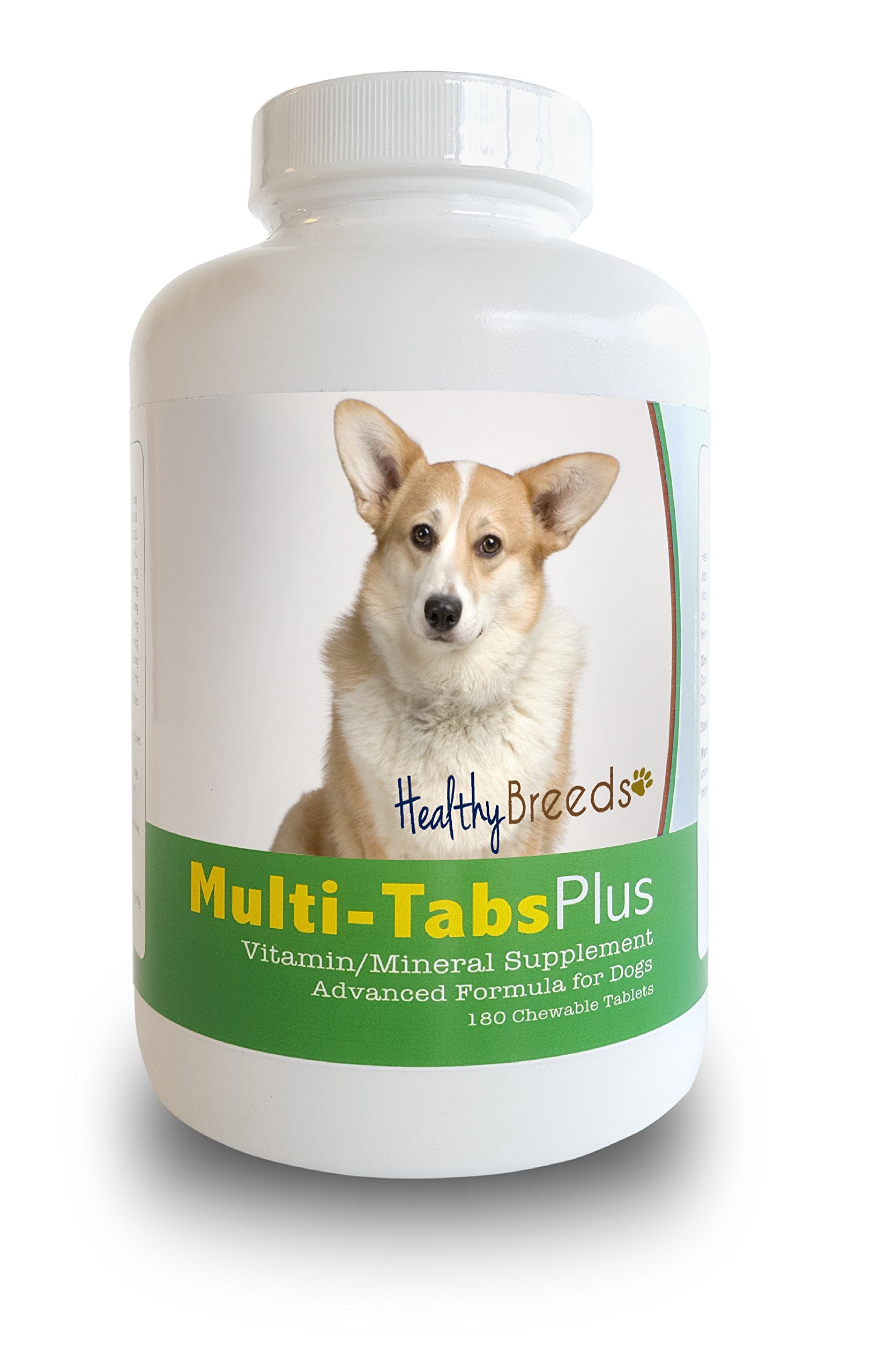 Healthy Breeds Cardigan Welsh Corgi Multi-Tabs Plus Chewable Tablets 180 Count