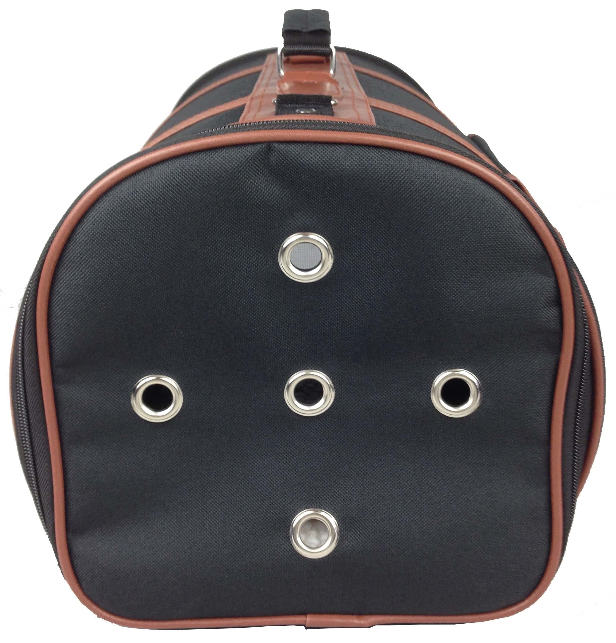 Pet Life Airline Approved Cynlider Fashion Pet Carrier - Airline Approved Travel Dog Carrier for Small Dogs and Cats