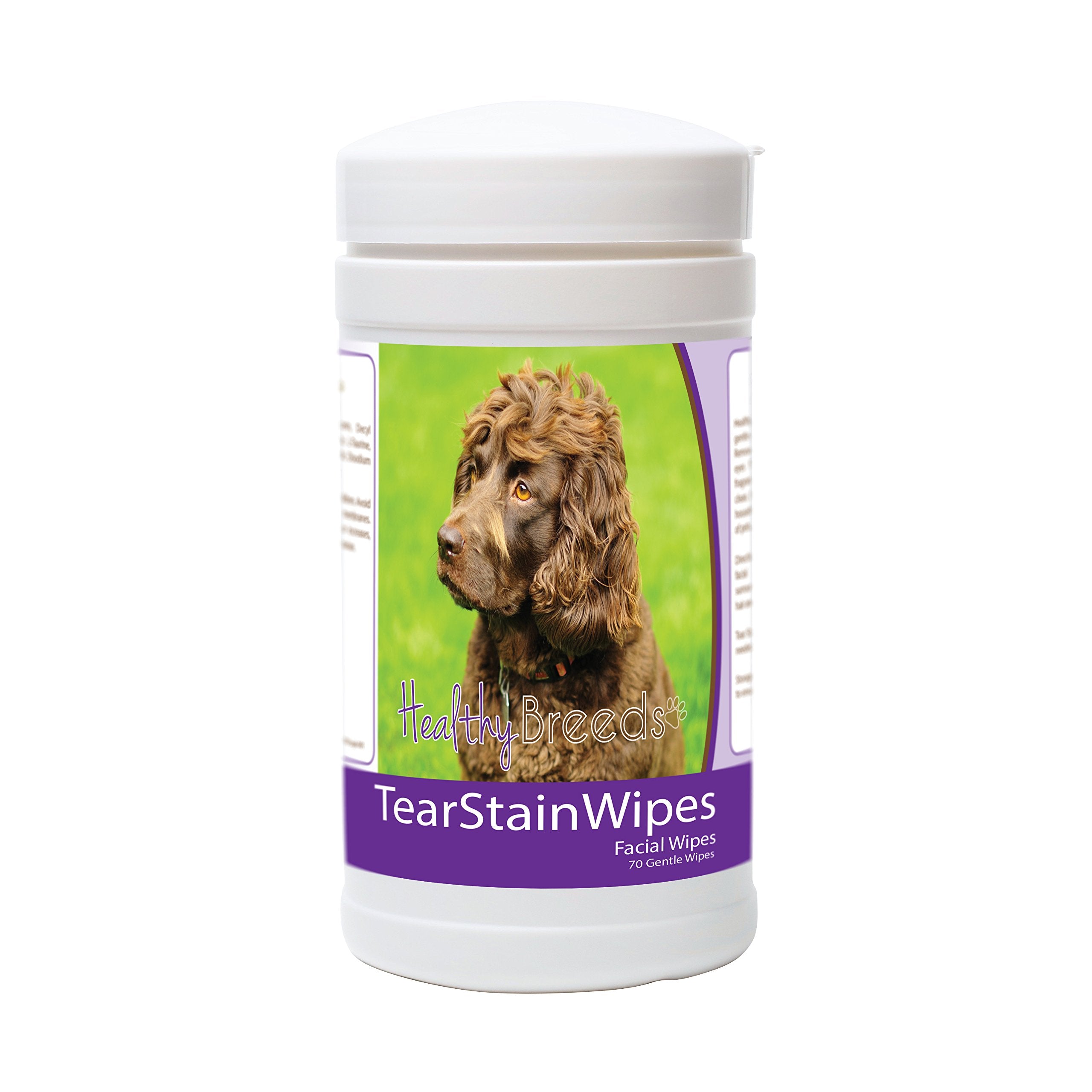 Healthy Breeds Boykin Spaniel Tear Stain Wipes 70 Count