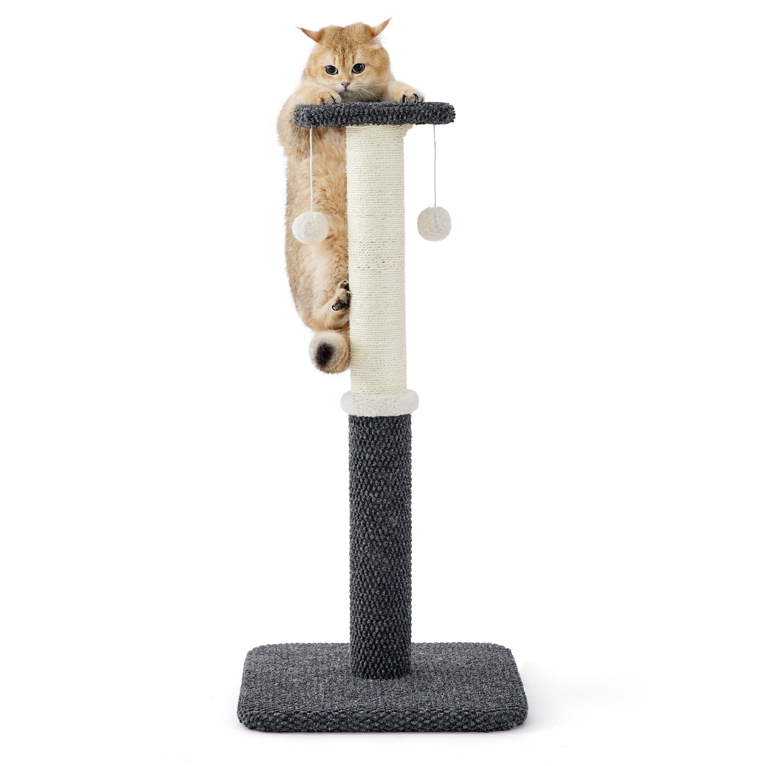 Lesure 34  Tall Cat Scratching Post - Highly Resistant Carpet Scratch Post, Premium Sisal Rope Scratch Posts Kitten and Adult Ca