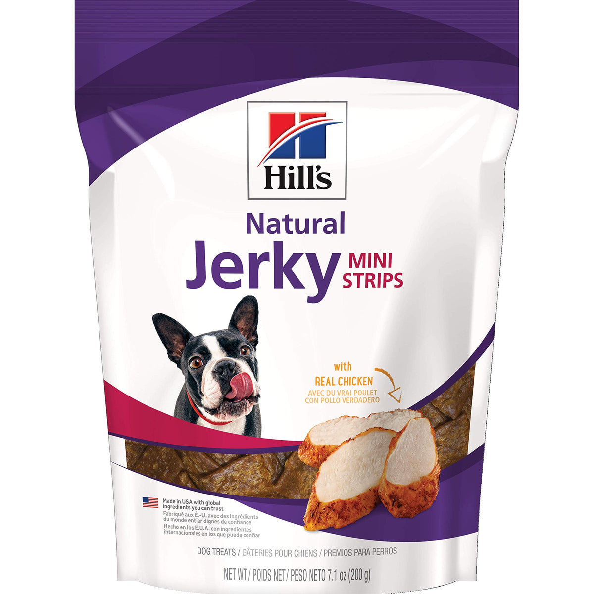 Hill'S Natural Jerky Mini-Strips With Real Chicken Dog Treats, 7.1 Oz. Bag