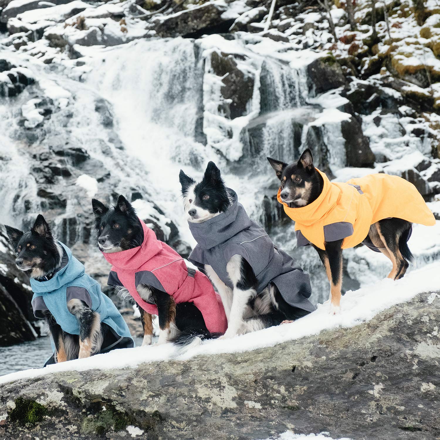 Hurtta Expedition Parka, Winter Dog Coat, Beetroot, 8 In
