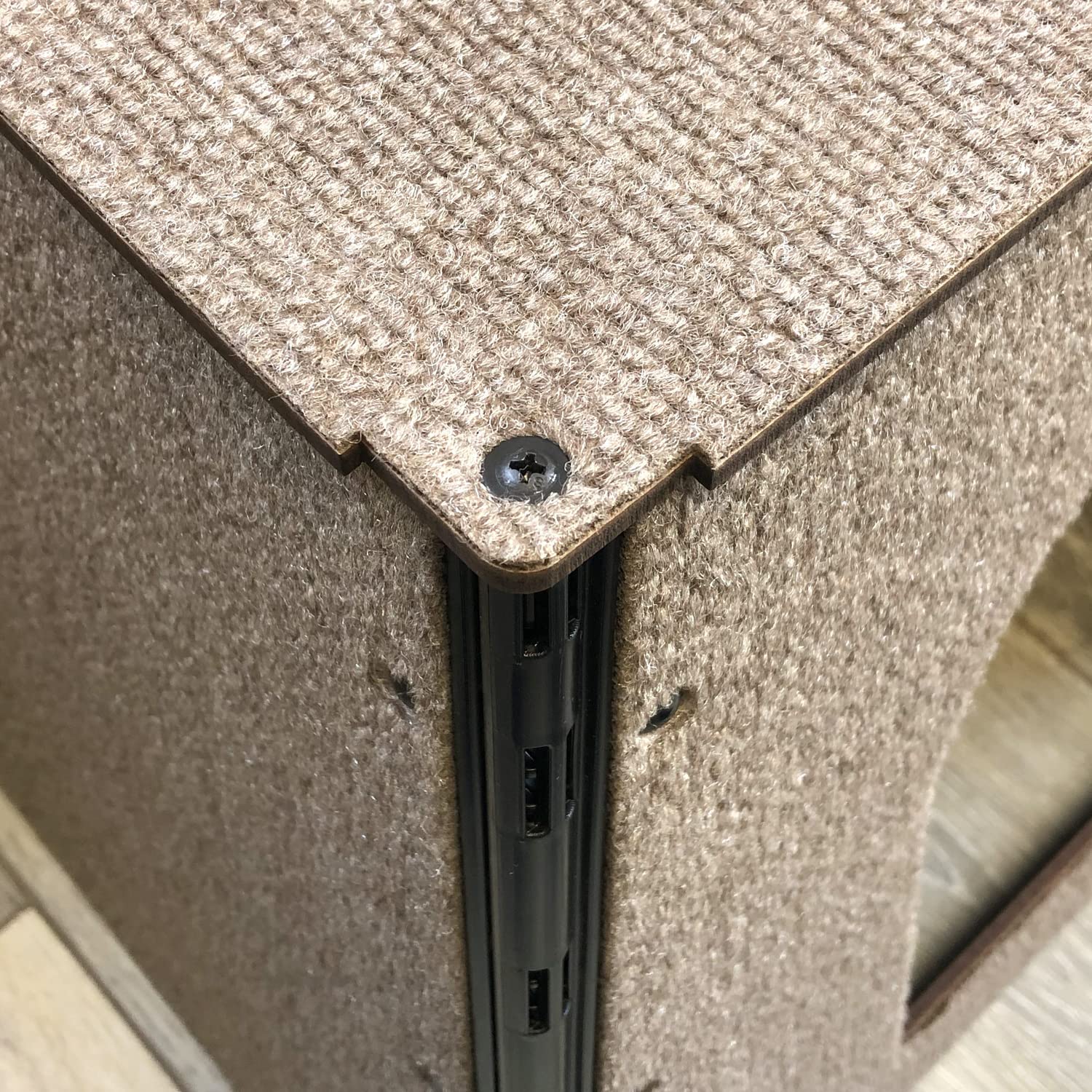 Happystack Model DHTAN Small Dog House in Tan Indoor/Outdoor Carpet