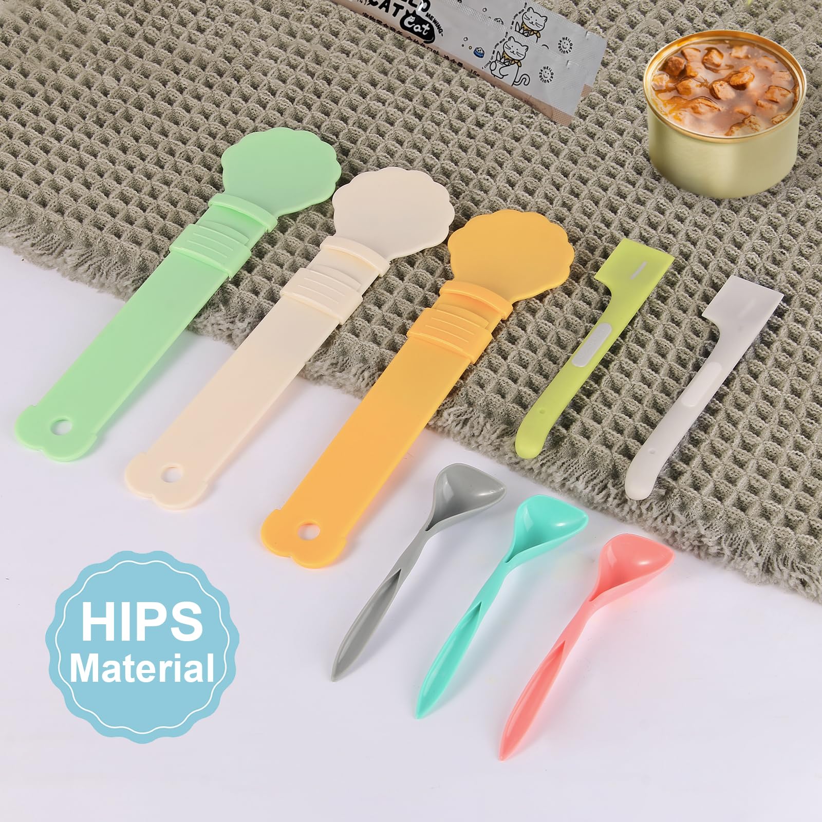 Cat Treat Dispenser Cat Treat Spoon Squeeze 8PCS Lickable Cat Holder with Cat Strip Feeder Spoon and Temptations Licky Treats Ha