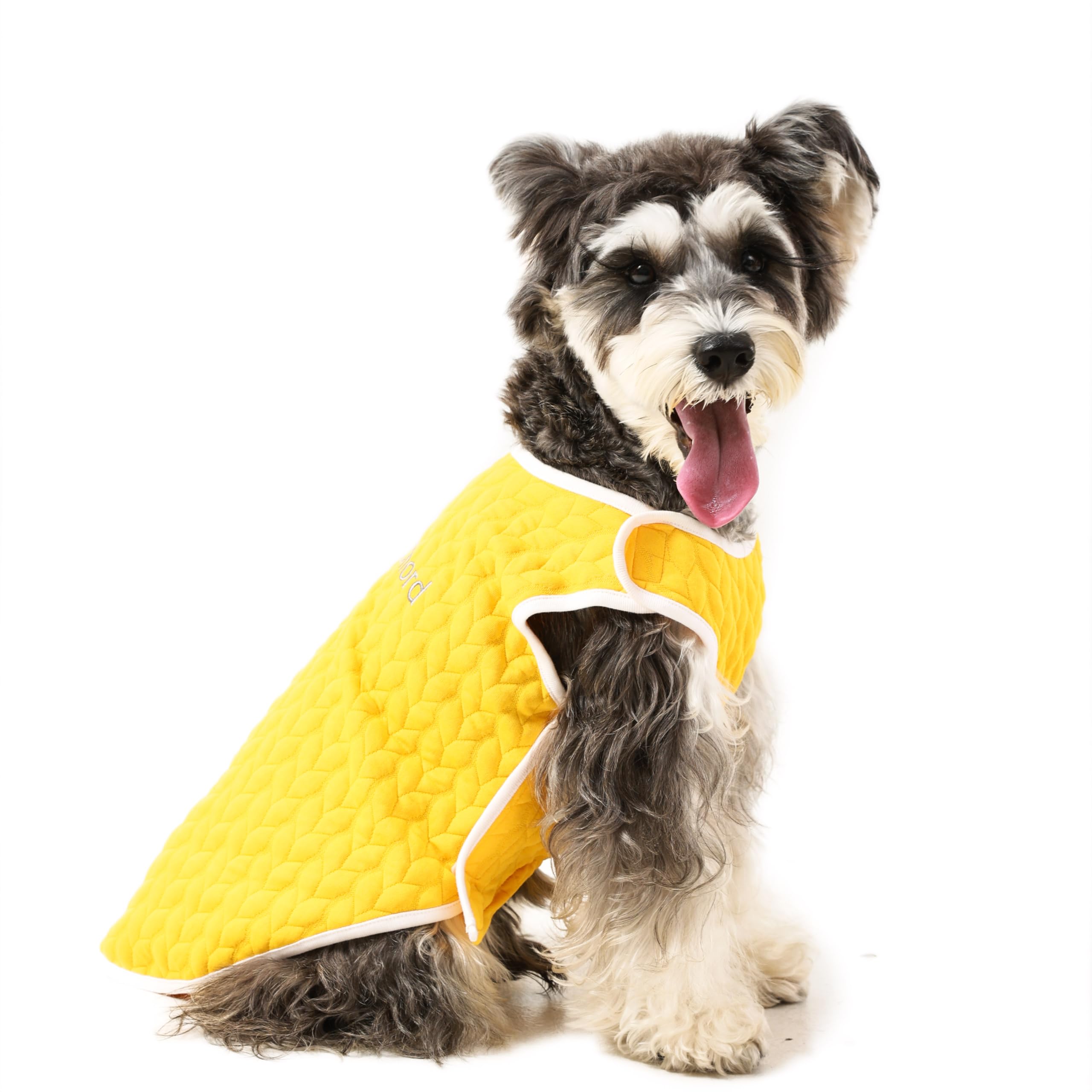 Knewchord Dog Shirts Soft Warm Cat Shirts Pet T-Shirt Puppy Dog Apparel Tee Tanks, Easy On And Off (Yellow, X-Large)