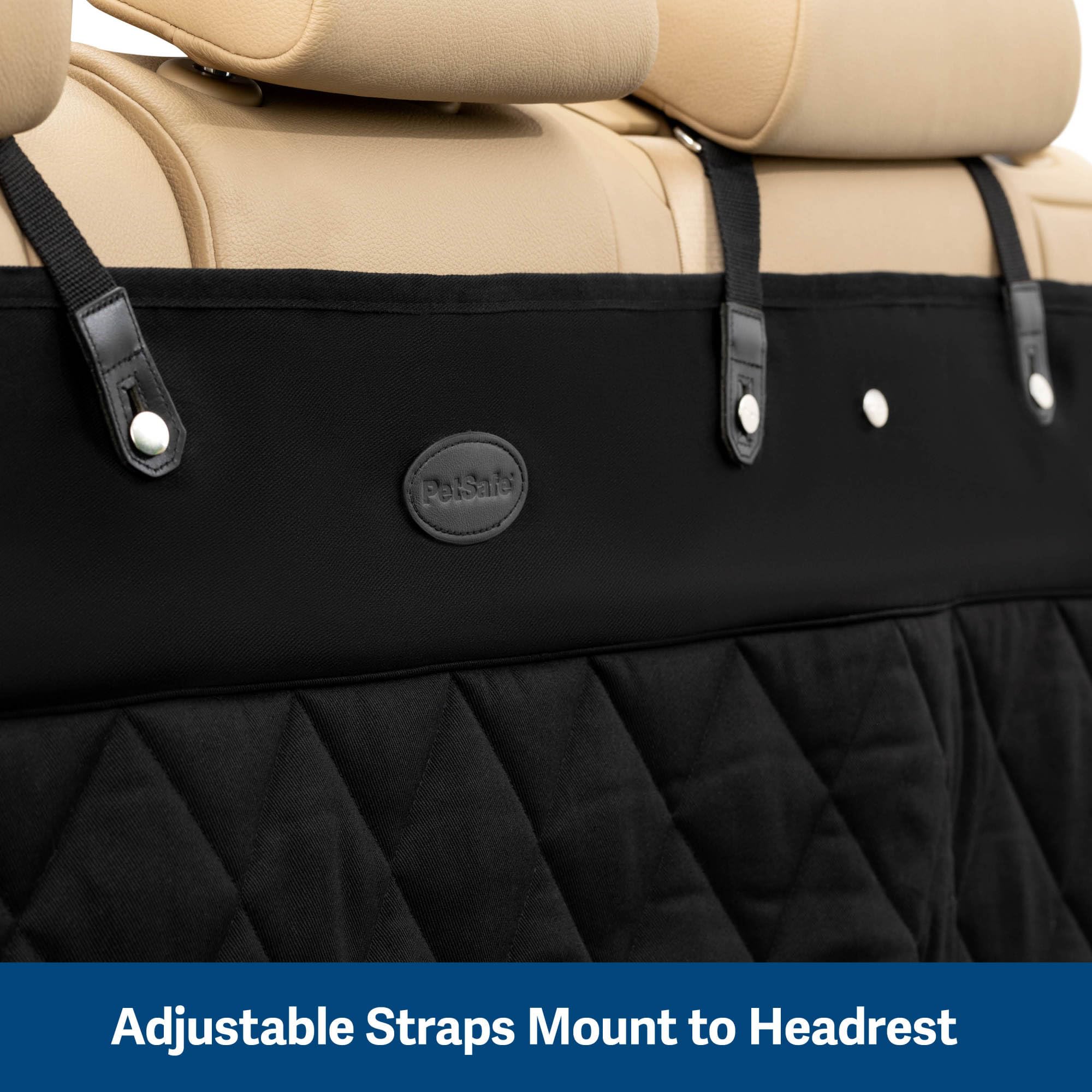 Petsafe Happy Ride Quilted Bench Seat Cover - Waterproof And Durable - Machine Washable - Fits Most Cars, Trucks And Suvs - Back