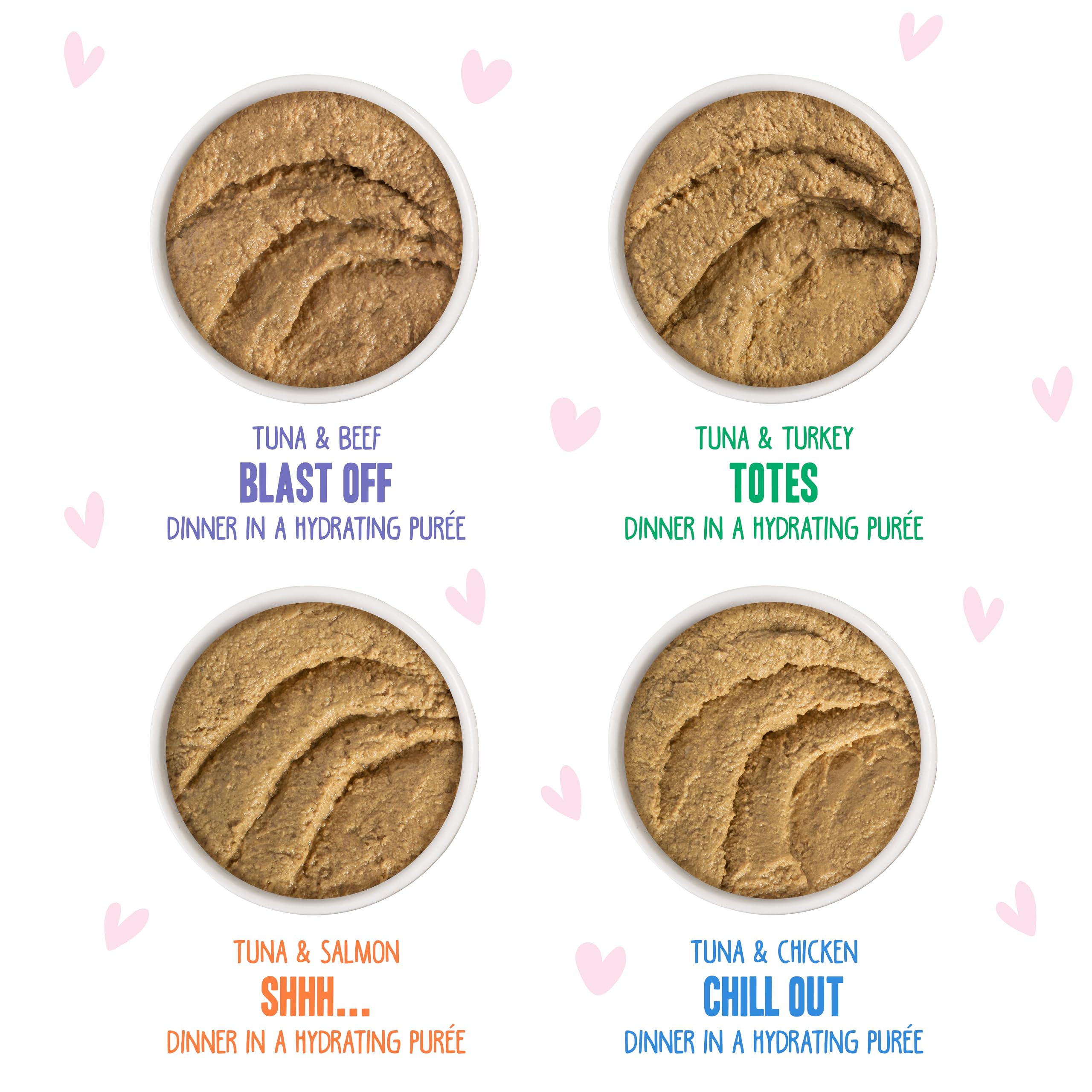 Weruva B.F.F. Play - Best Feline Friend Pat   Lovers, Aw Yeah!, Pat   Partay! Variety Pack, 3oz Pouch (Pack of 12)