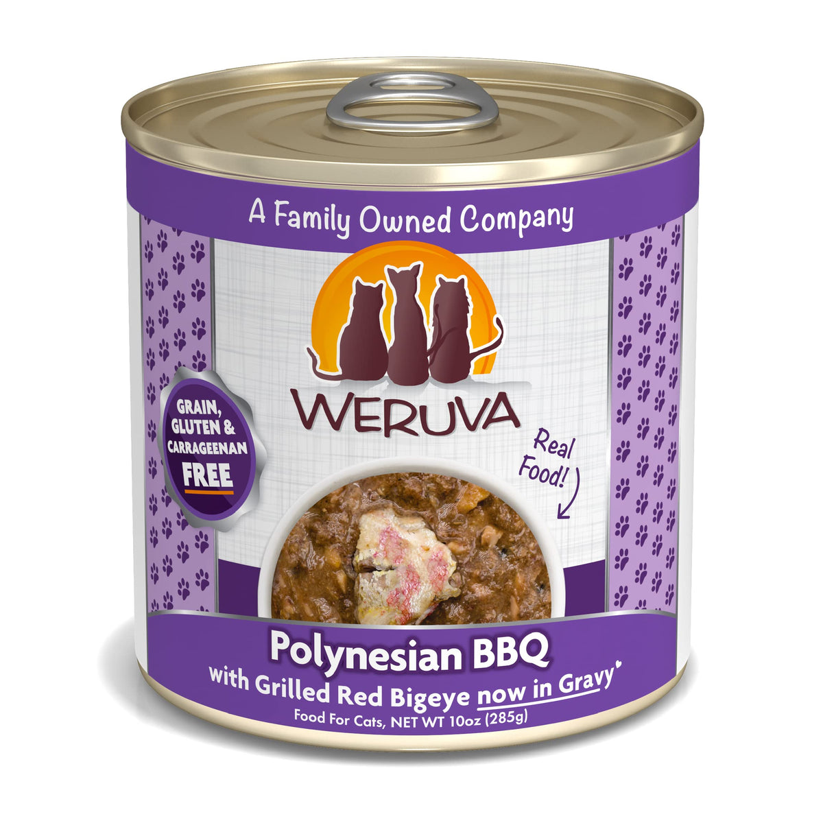 Weruva Classic Cat Food, Polynesian Bbq With Grilled Red Bigeye In Gravy, 10Oz Can (Pack Of 12)