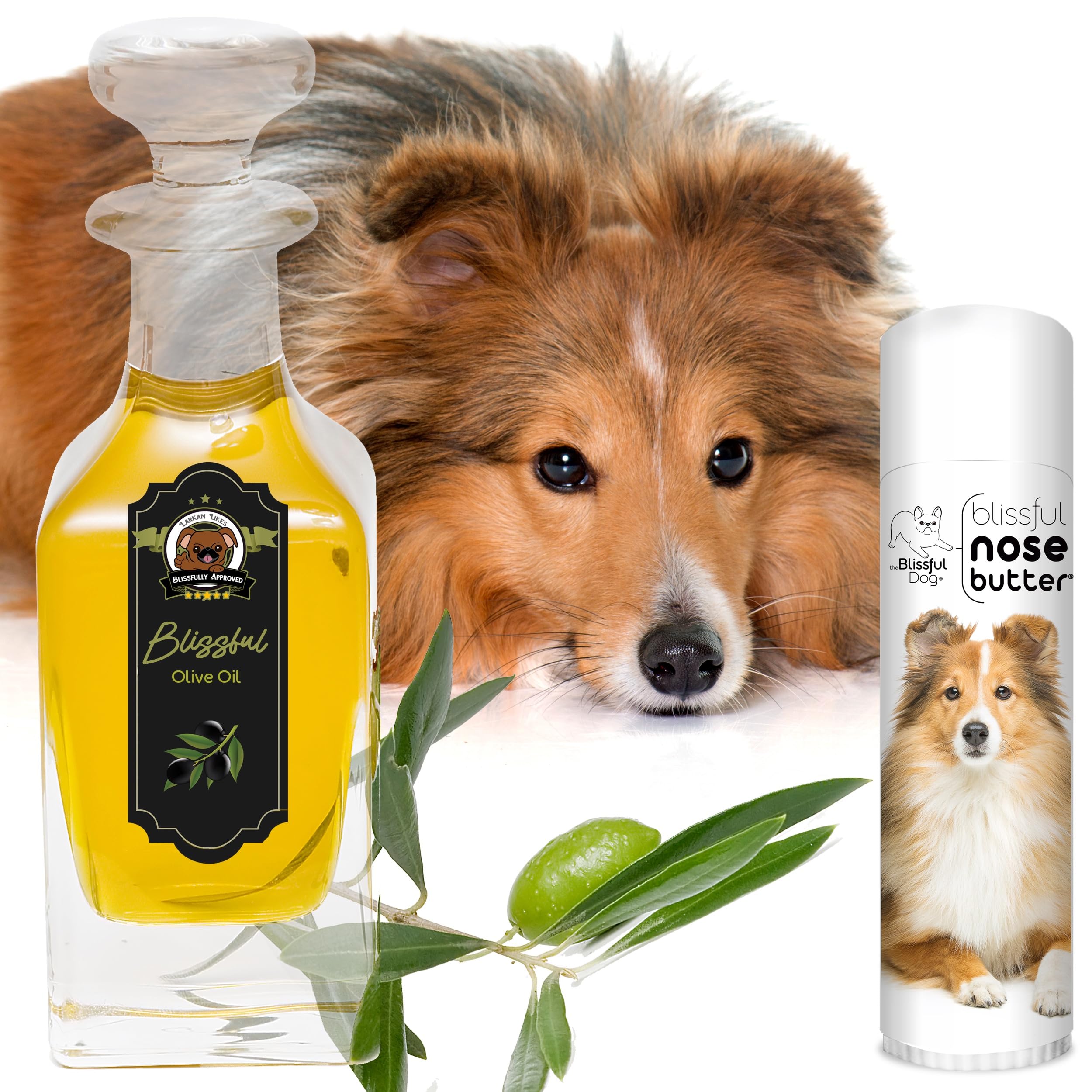 The Blissful Dog Shetland Sheepdog Nose Butter, Versatile Dog Nose Balm for Dry Nose, Handcrafted Nose Moisturizer, Easy-to-Appl