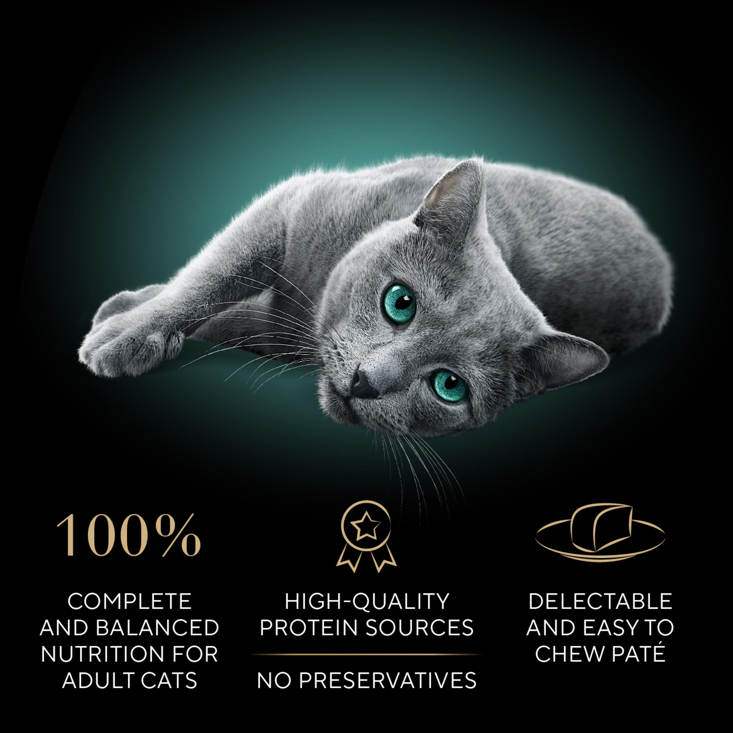 Sheba Perfect Portions Wet Cat Food Pate with Sustainable Salmon and Tender Whitefish & Tuna Entree Variety Pack, 2.6 oz., Twin-