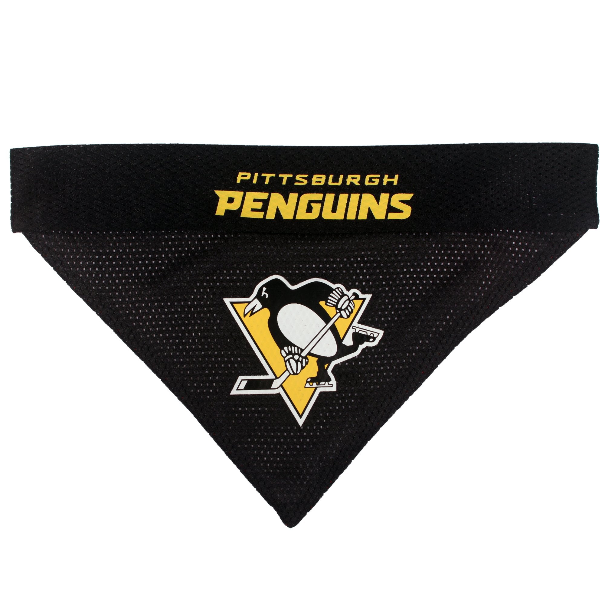 NHL Pittsburgh Penguins Bandana for Dogs & Cats, Large/X-Large. - Cute & Stylish Bandana! The Perfect Hockey Fan Scarf Bandana,