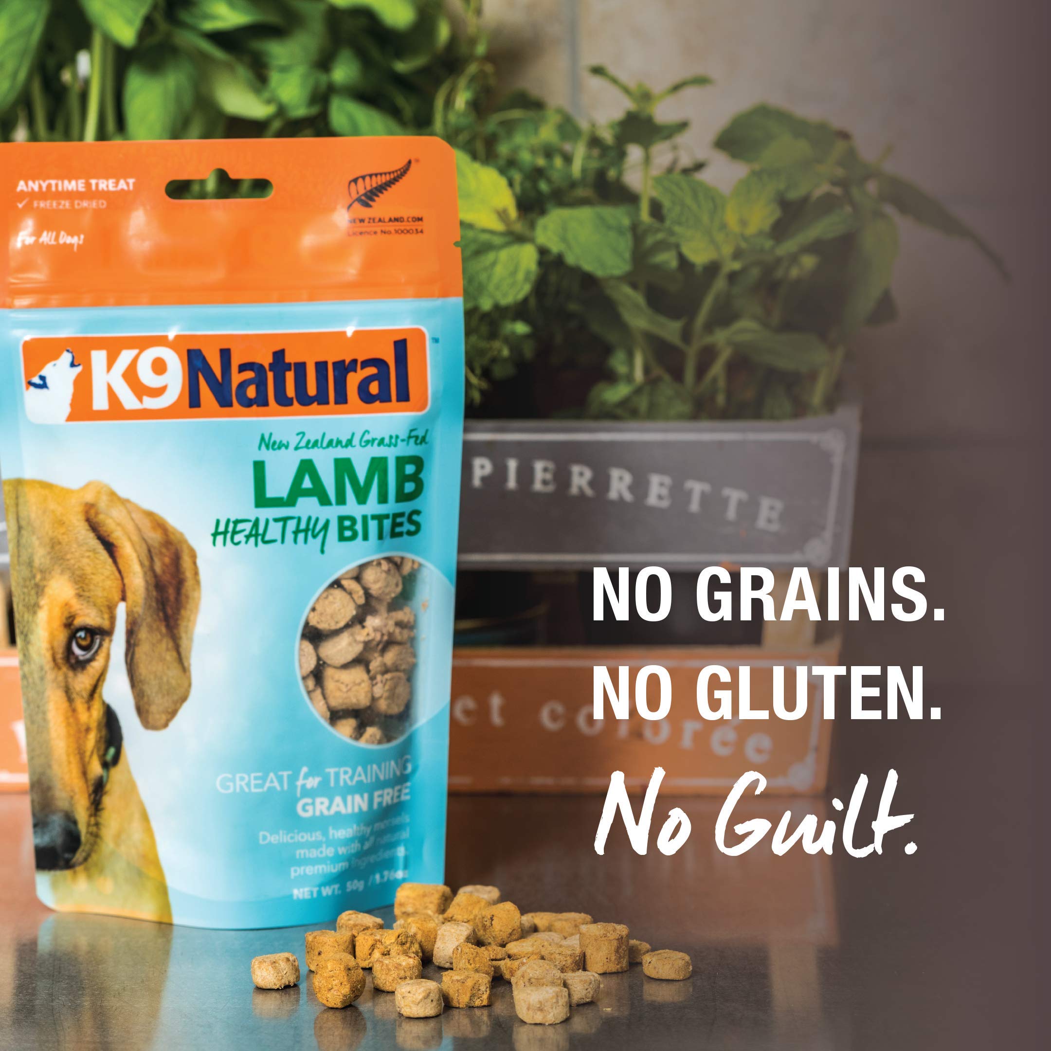 K9 Natural - Grain Free Freeze Dried Dog Treats - Chicken Bites, 1.76oz
